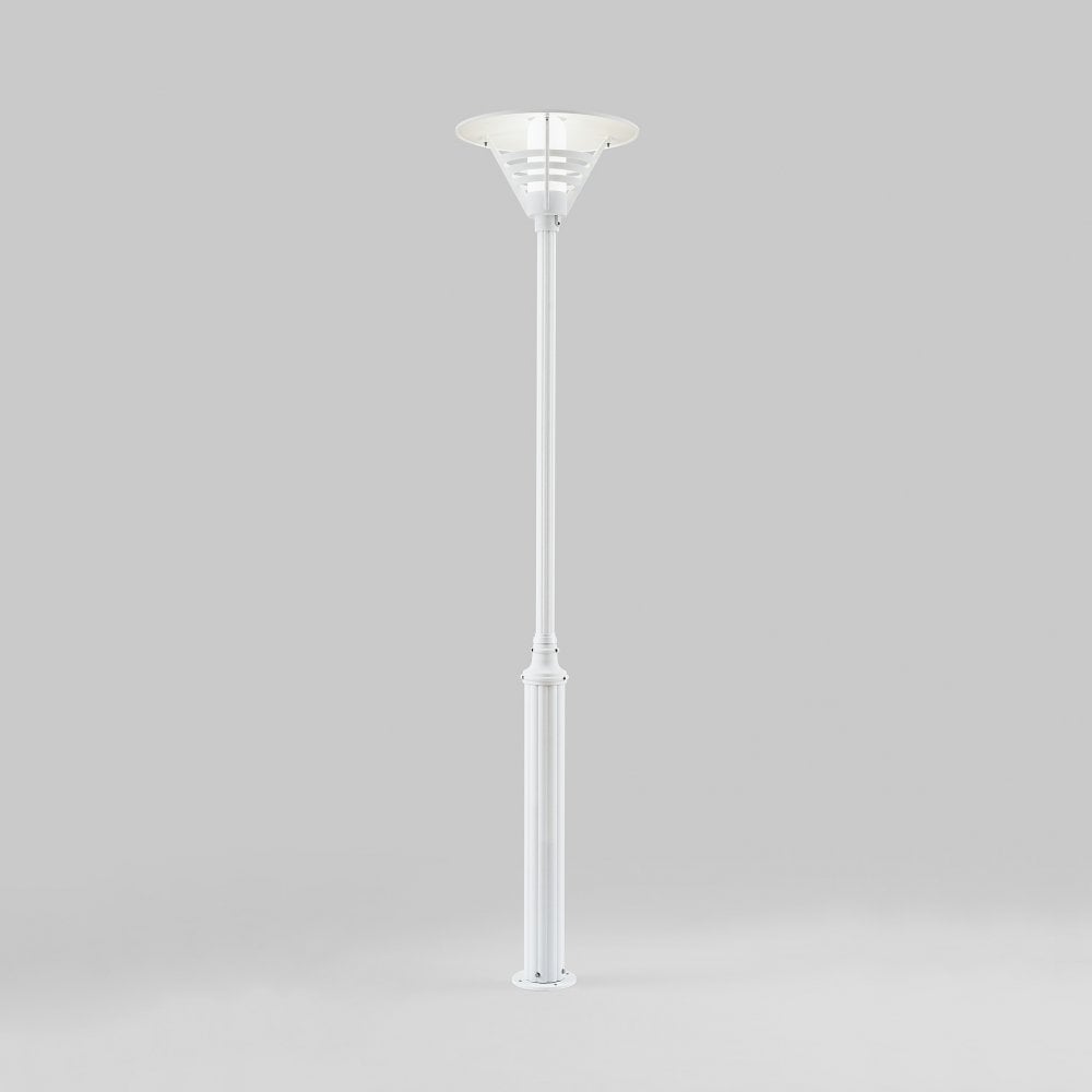 Konstsmide Gemini Lampost (With Draco Column) - Matt White