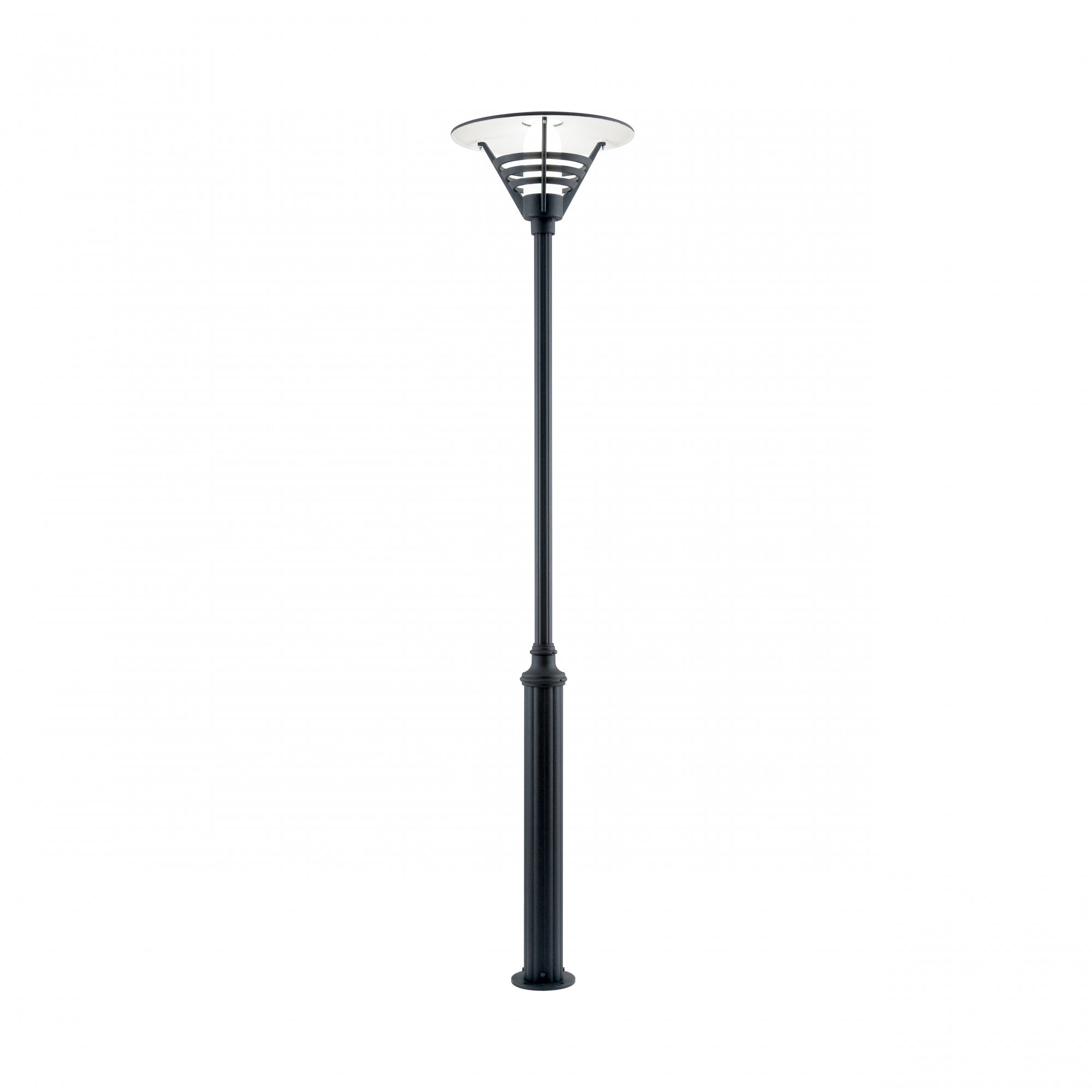Konstsmide Gemini Lampost (With Draco Column) - Matt Black