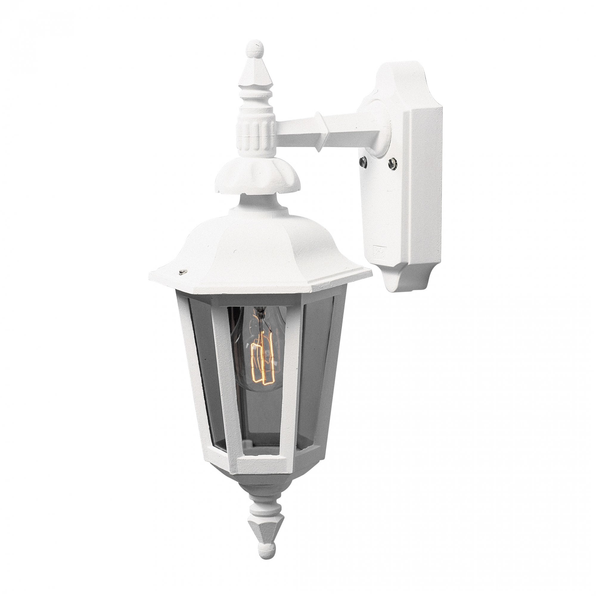 Konstsmide Pallas Small Down Wall Light - Matt White