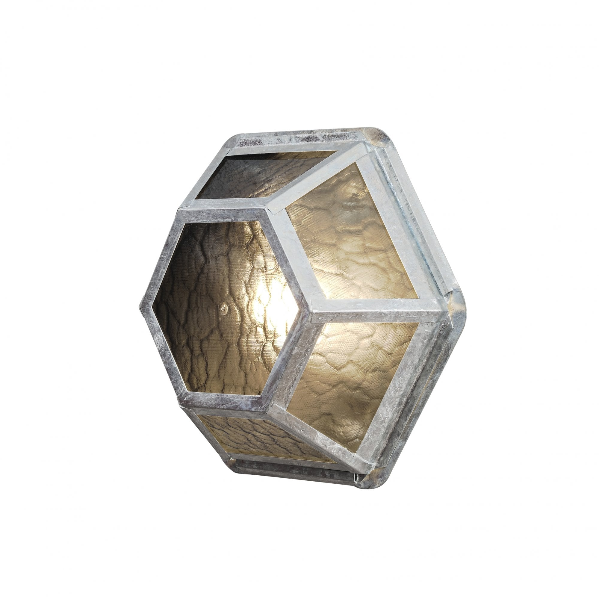 Konstsmide Castor Wall Light - Galvanised