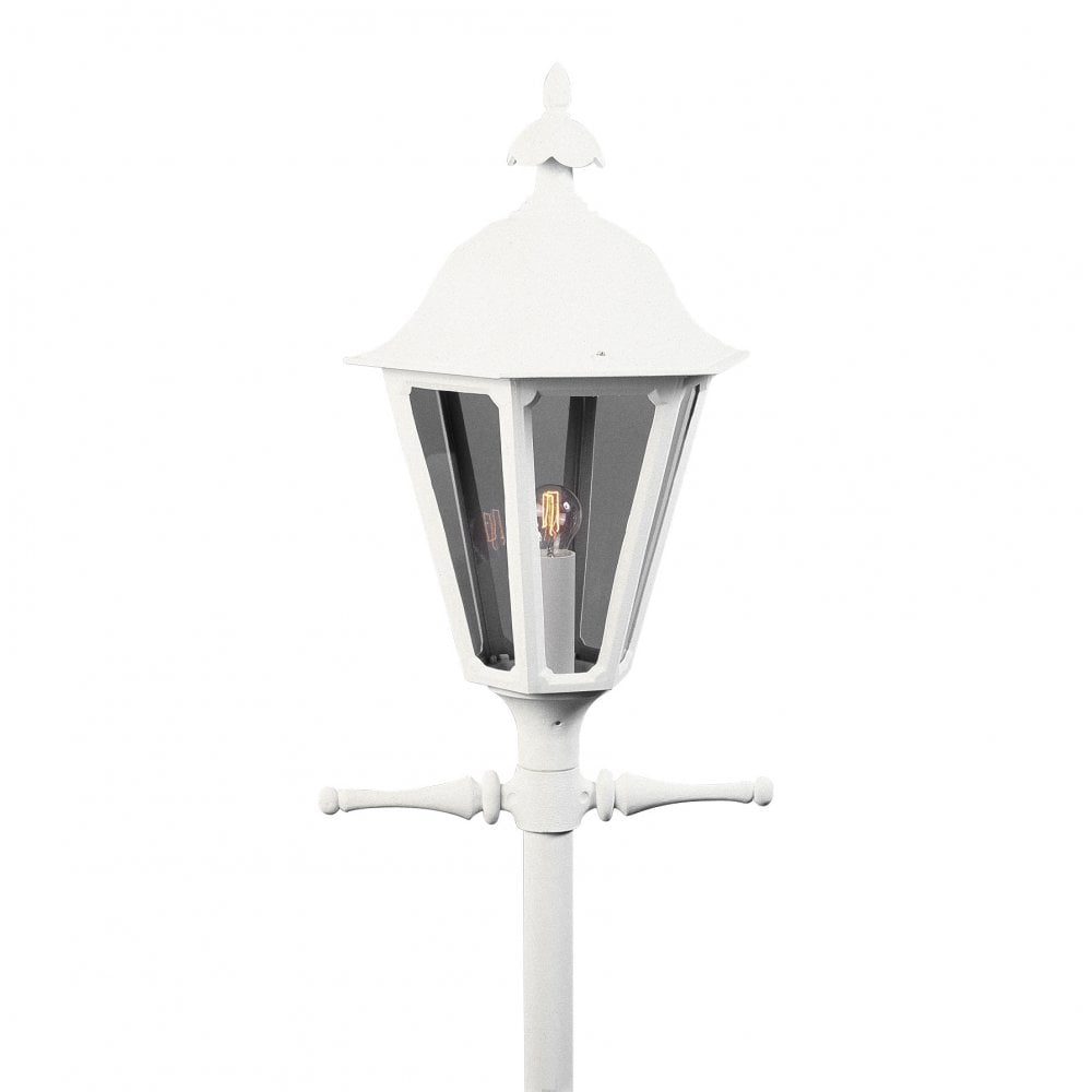 Konstsmide Pallas Large Single Head - Matt White - Head Only
