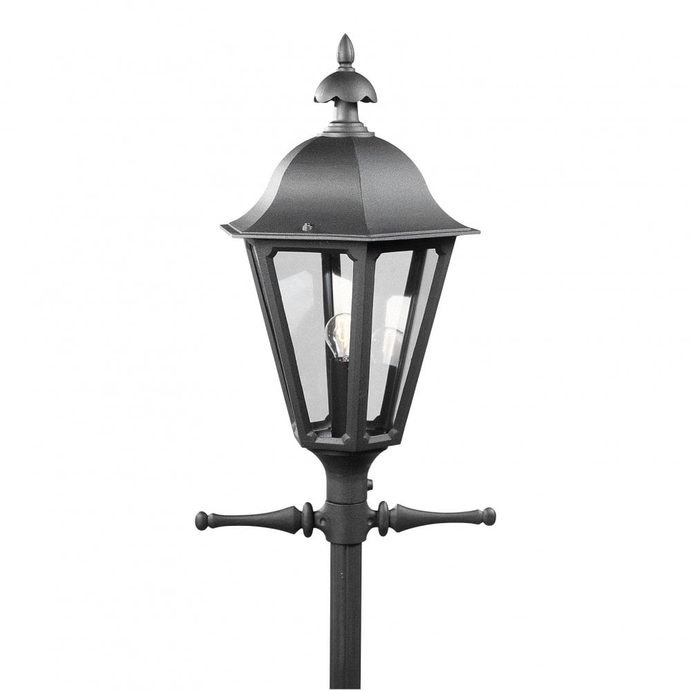 Konstsmide Pallas Large Single Head - Matt Black - Head Only