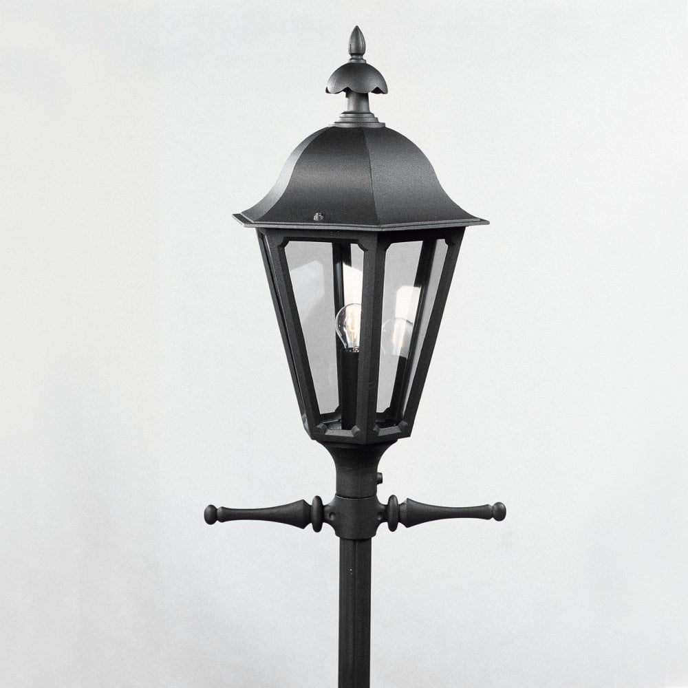 Konstsmide Pallas Large Single Head - Matt Black - Head Only
