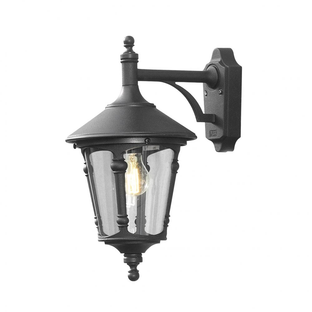 Konstsmide Virgo Wall Light - Matt Black