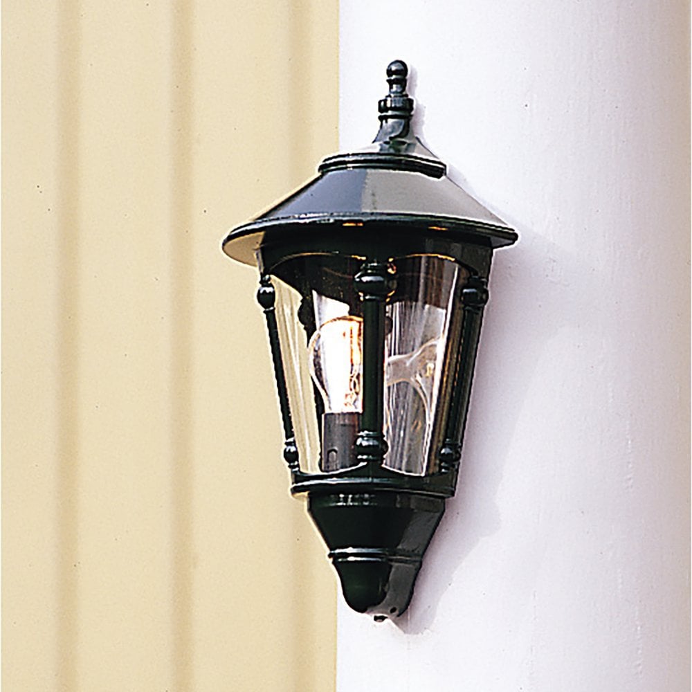 Konstsmide Virgo Flush Half Lantern - Green