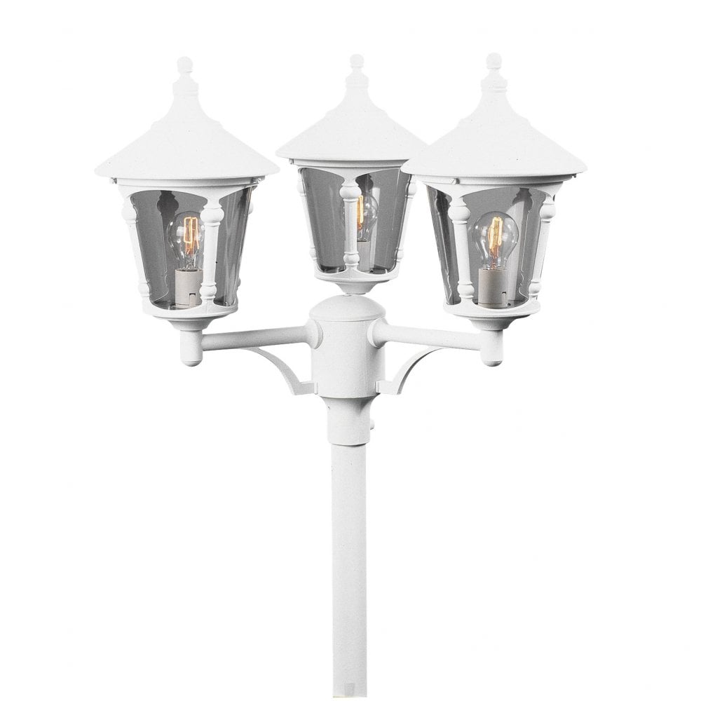 Konstsmide Virgo Triple Head - Matt White - Head Only