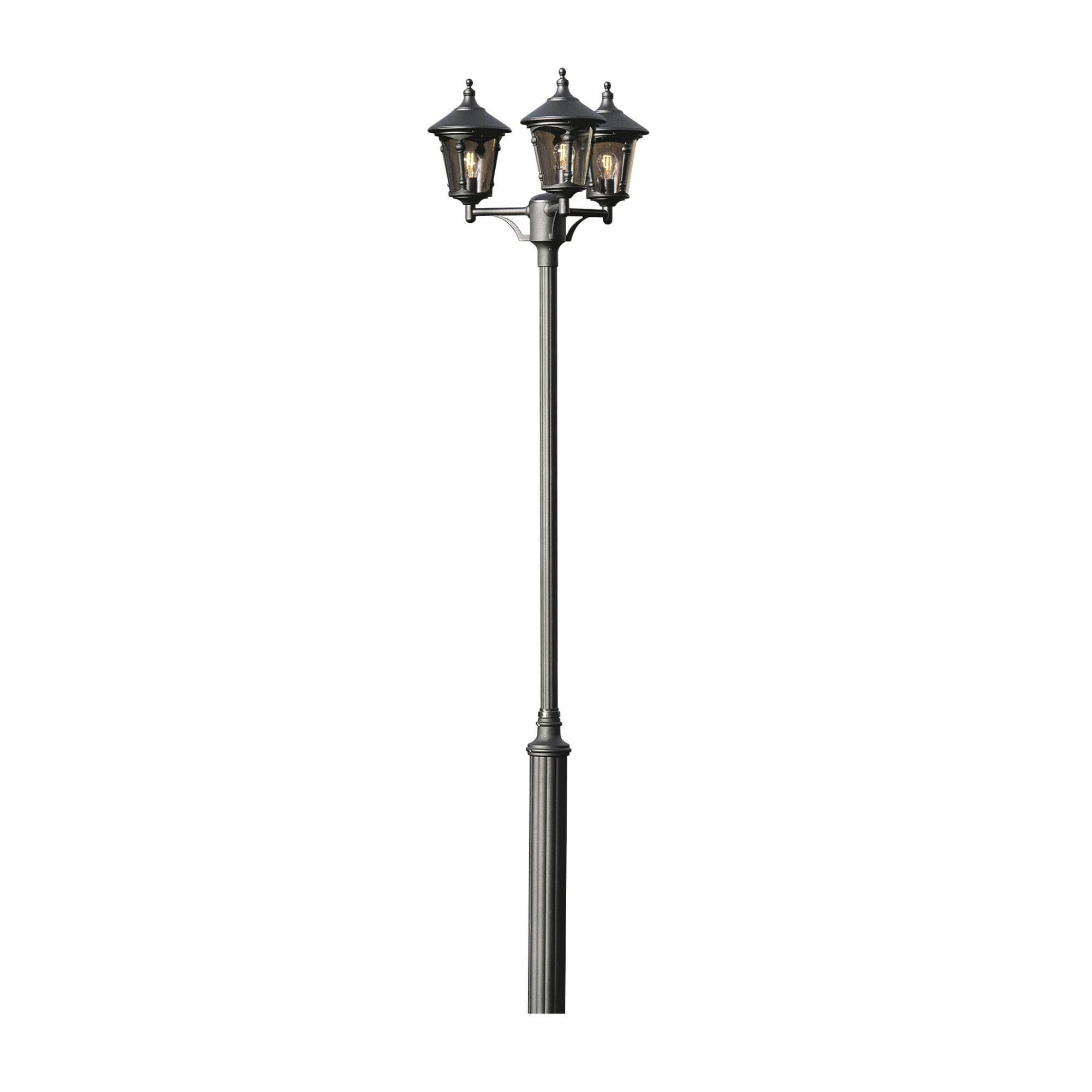 Konstsmide Virgo Triple Head - Matt Black - Head Only