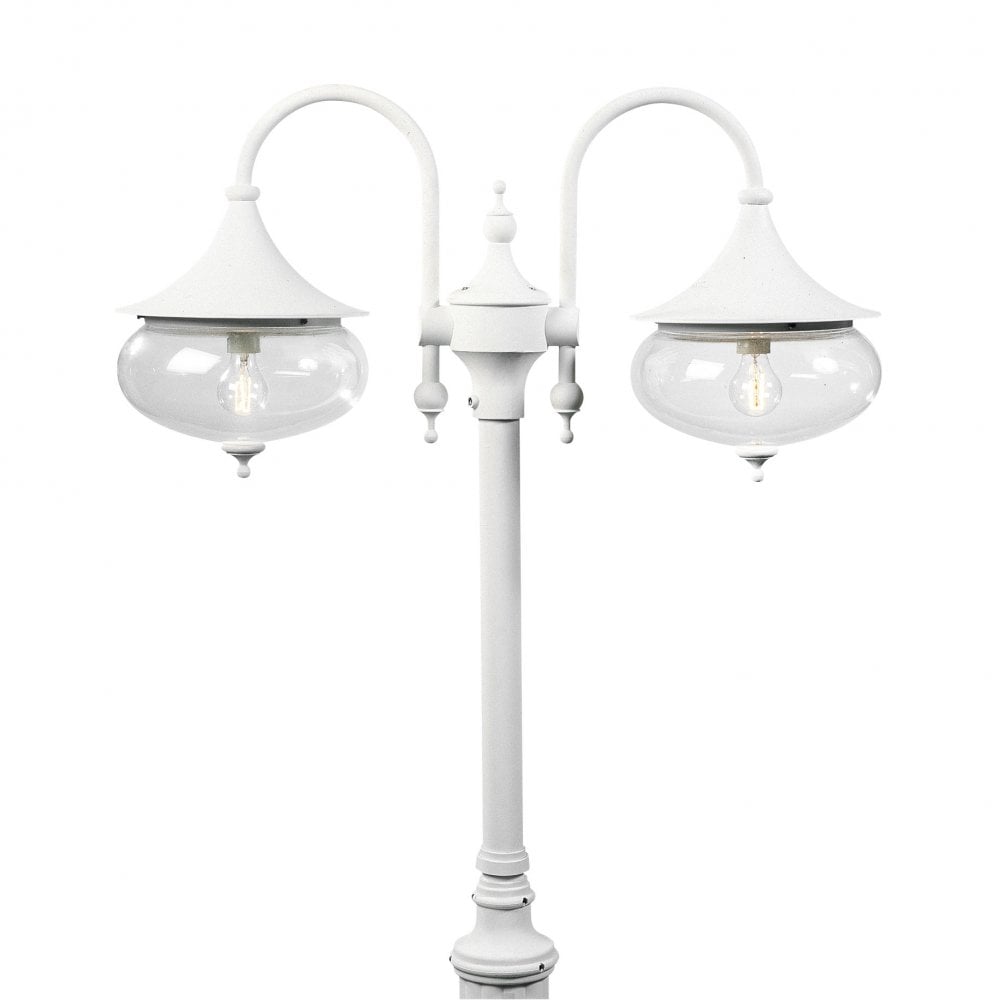 Konstsmide Libra Twin Head - Matt White - Head Only