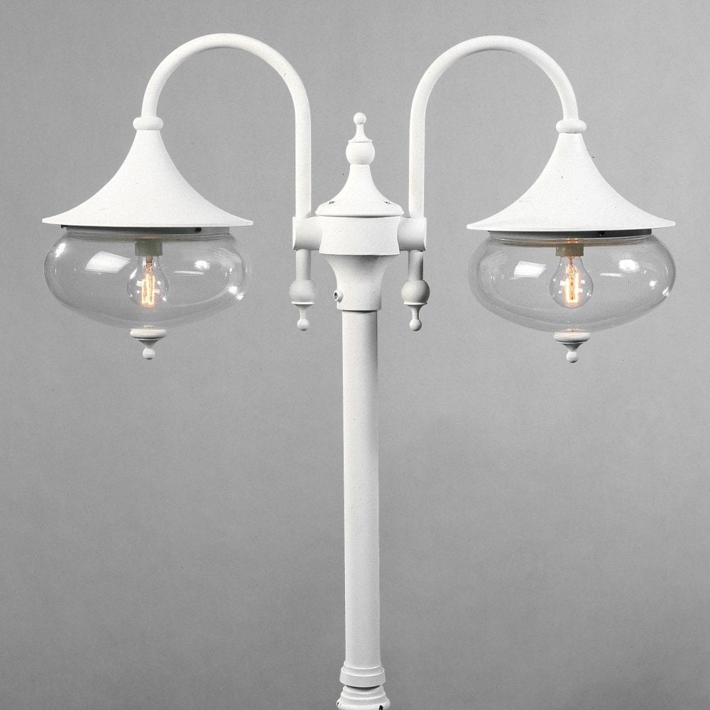 Konstsmide Libra Twin Head - Matt White - Head Only