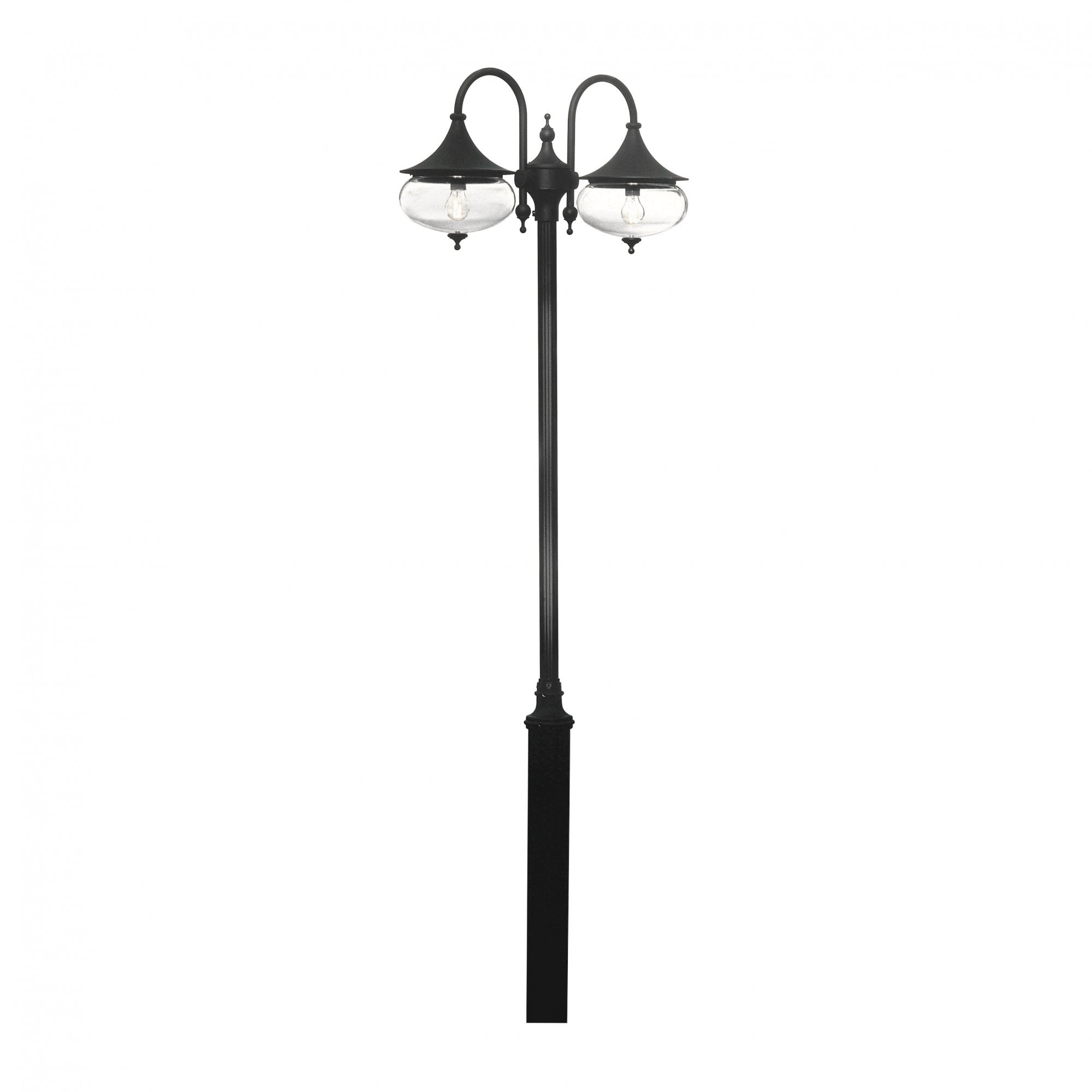Konstsmide Libra Twin Head - Matt Black - Head Only