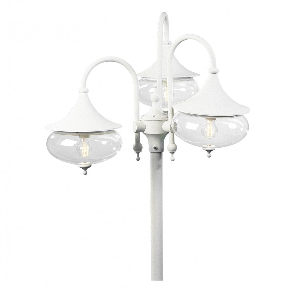 Konstsmide Libra Triple Head - Matt White - Head Only
