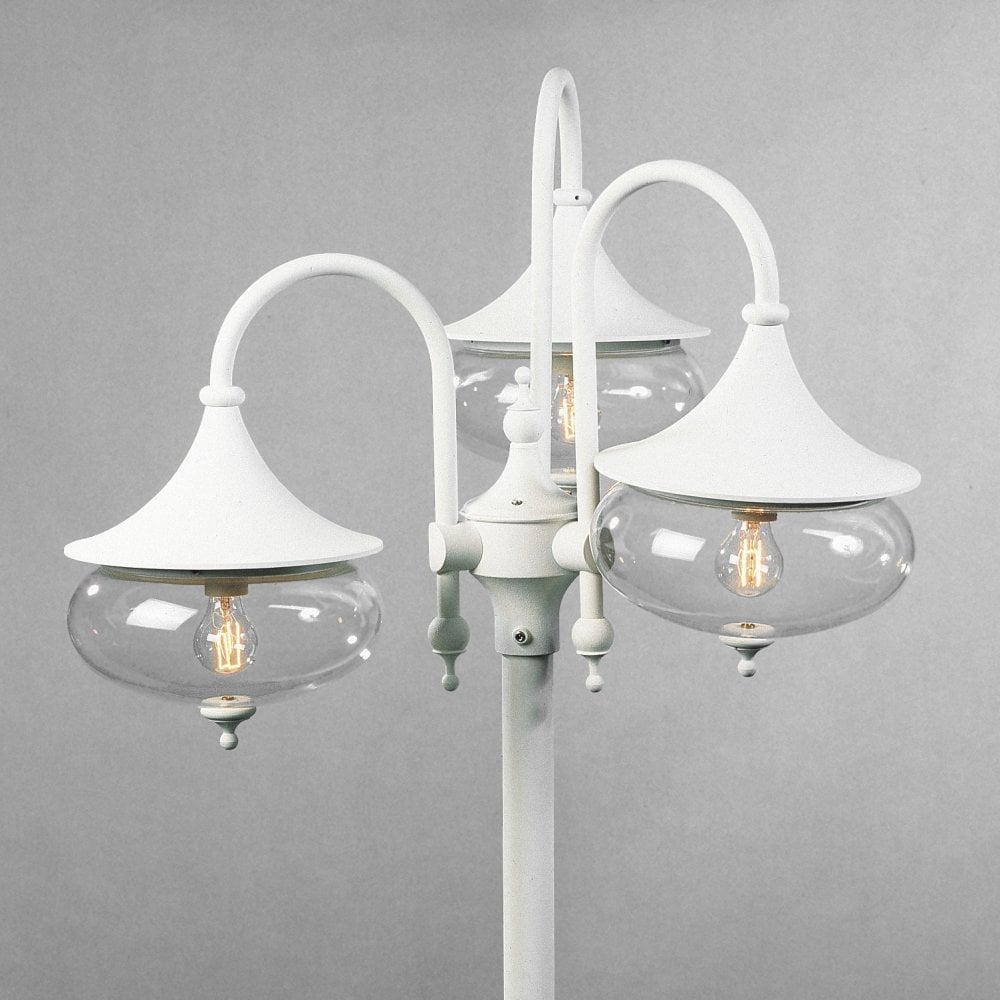 Konstsmide Libra Triple Head - Matt White - Head Only