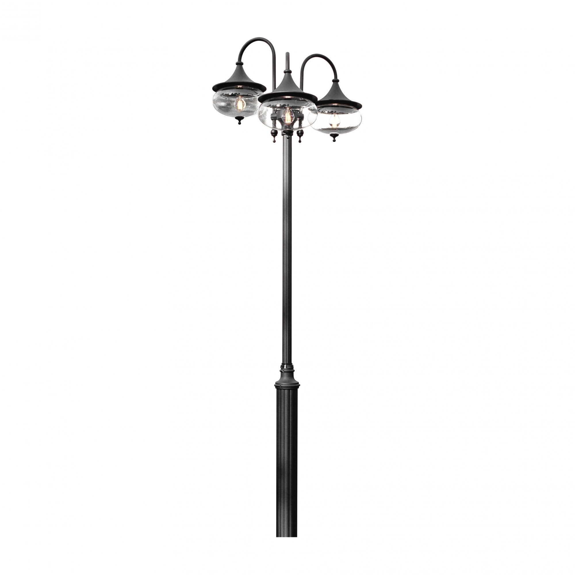 Konstsmide Libra Triple Head - Matt Black - Head Only