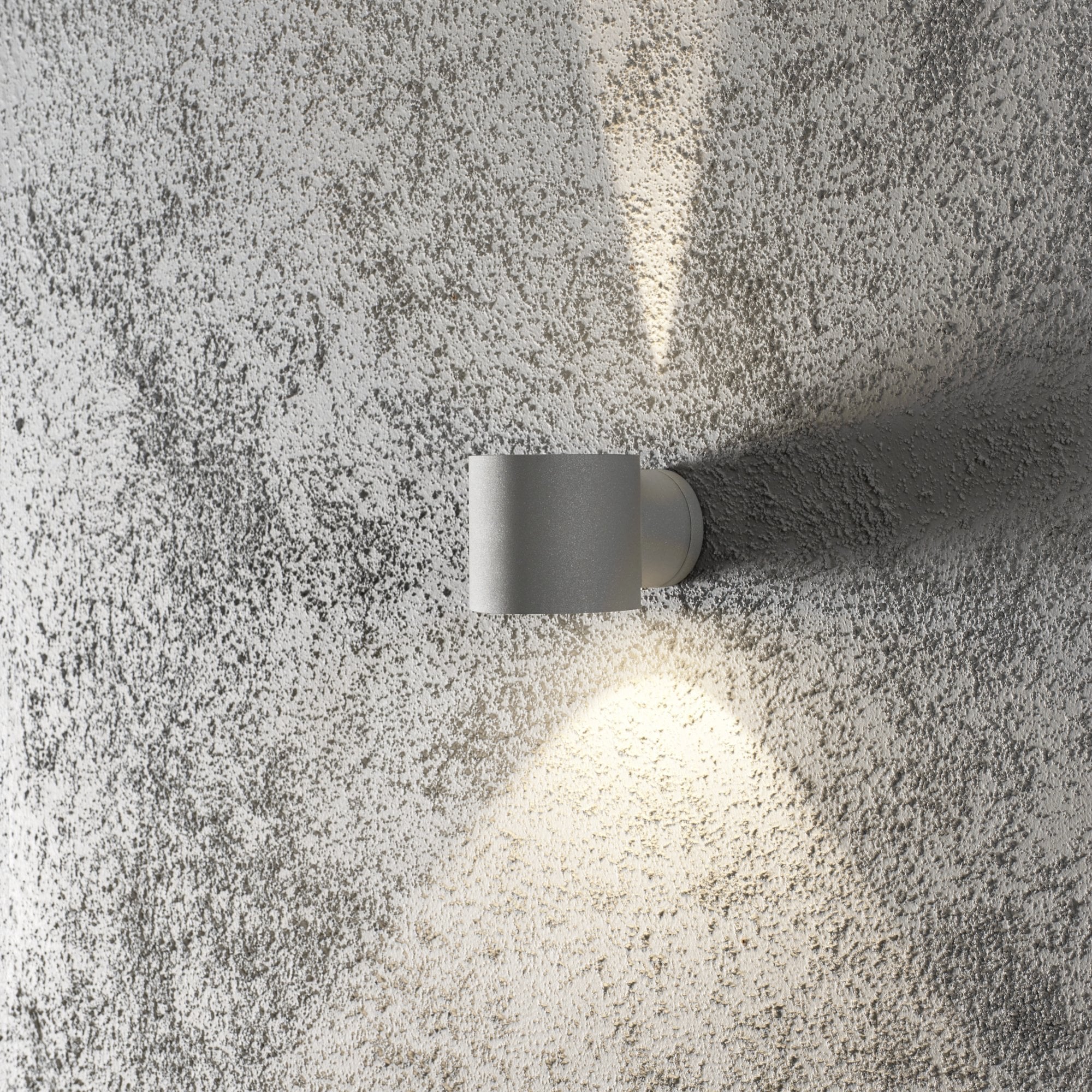 Konstsmide Modena Round Wall Light - Grey