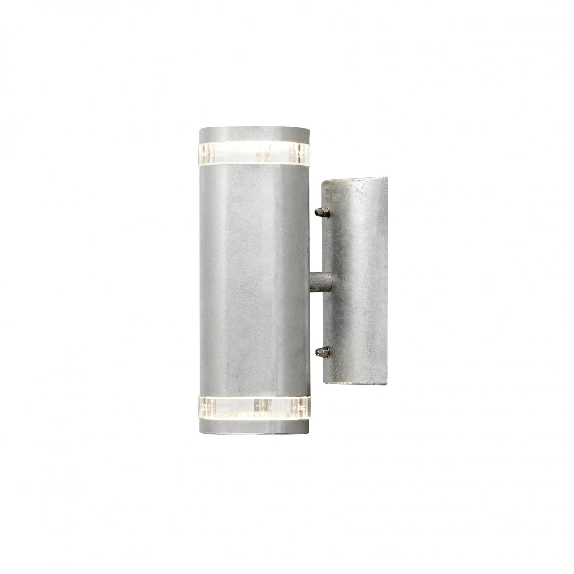 Konstsmide Modena Single Ring Up/Down Wall Light - Galvanised