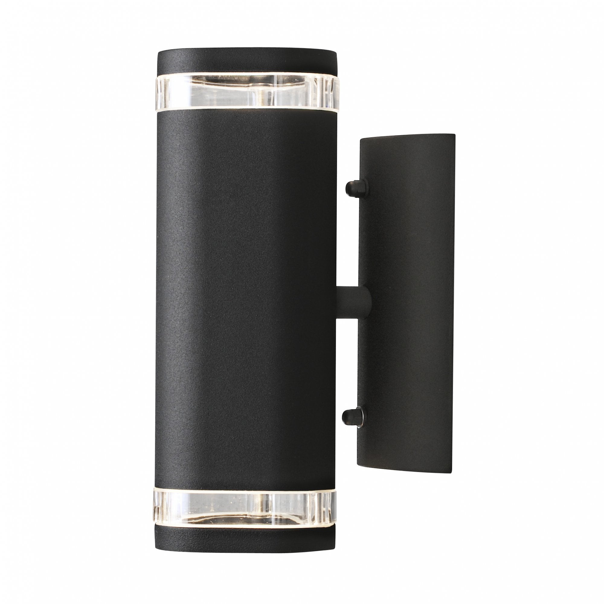 Konstsmide Modena Single Ring Up/Down Wall Light - Black