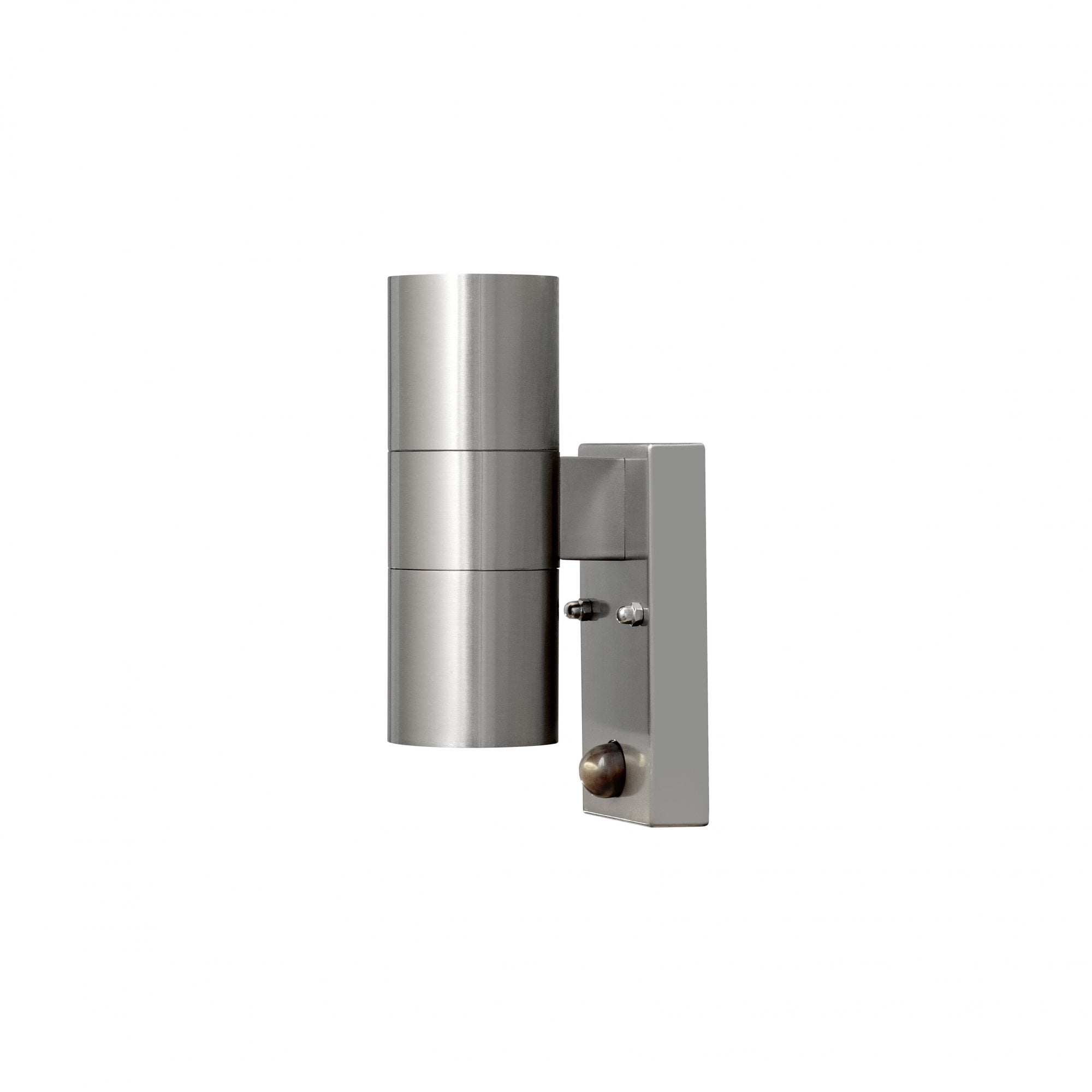 Konstsmide Modena Up/Down Wall Light with PIR - Stainless Steel