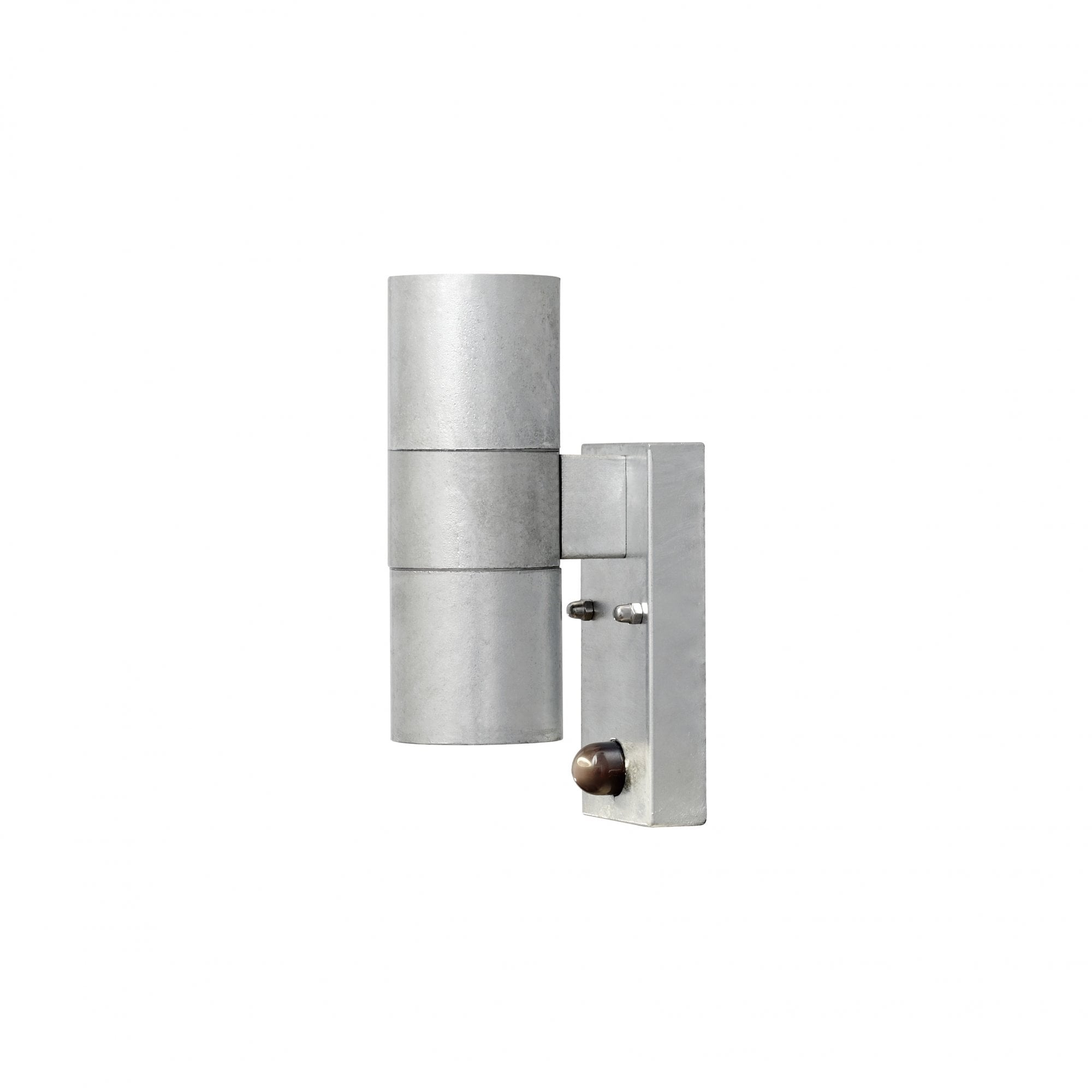 Konstsmide Modena Up/Down Wall Light with PIR - Galvanised