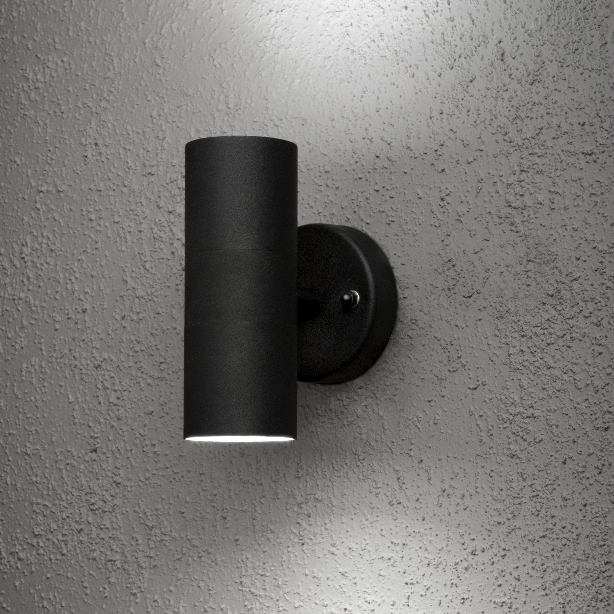 Konstsmide Modena 17cm Up/Down Wall Light - Matt Black