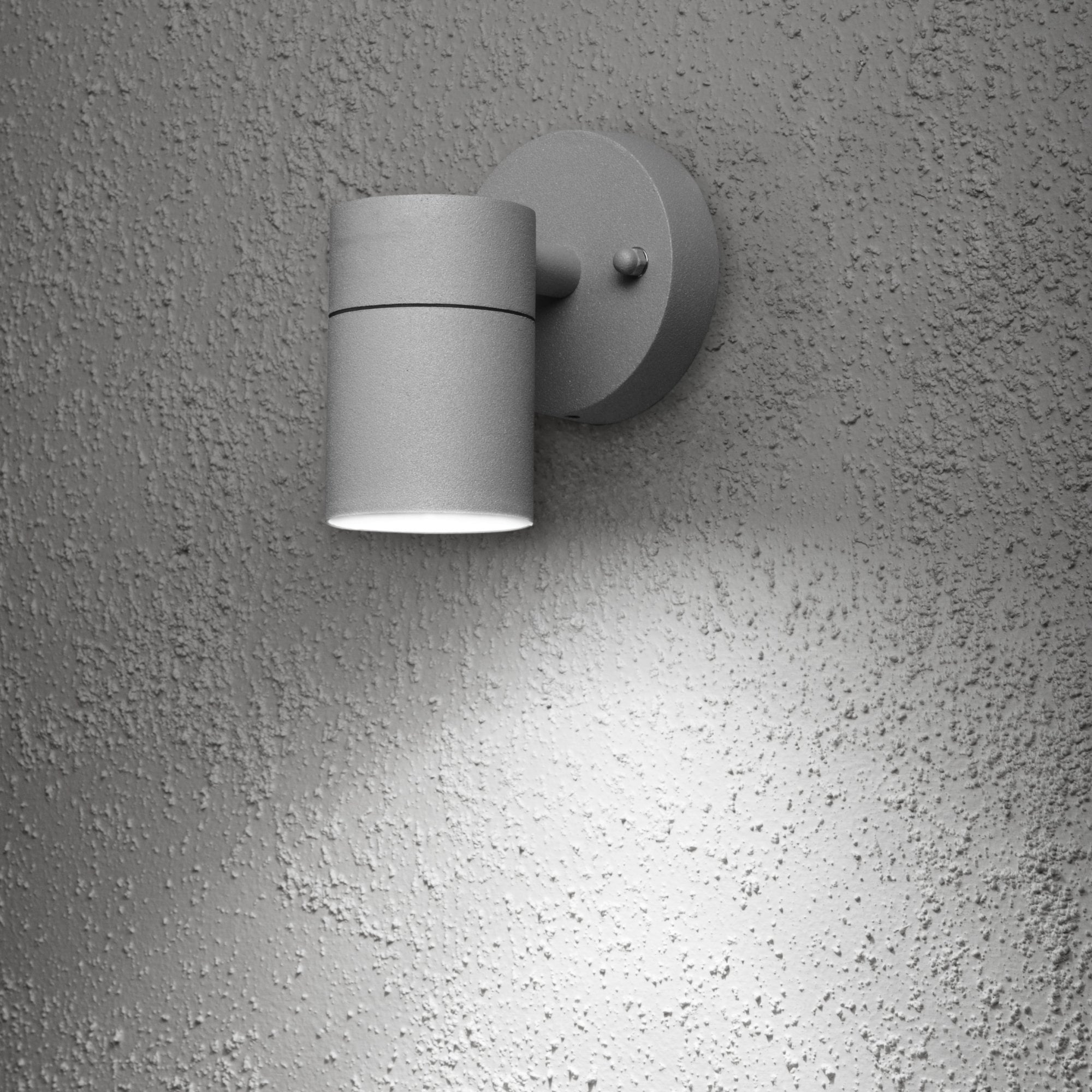 Konstsmide Modena 9cm Down Wall Light - Grey