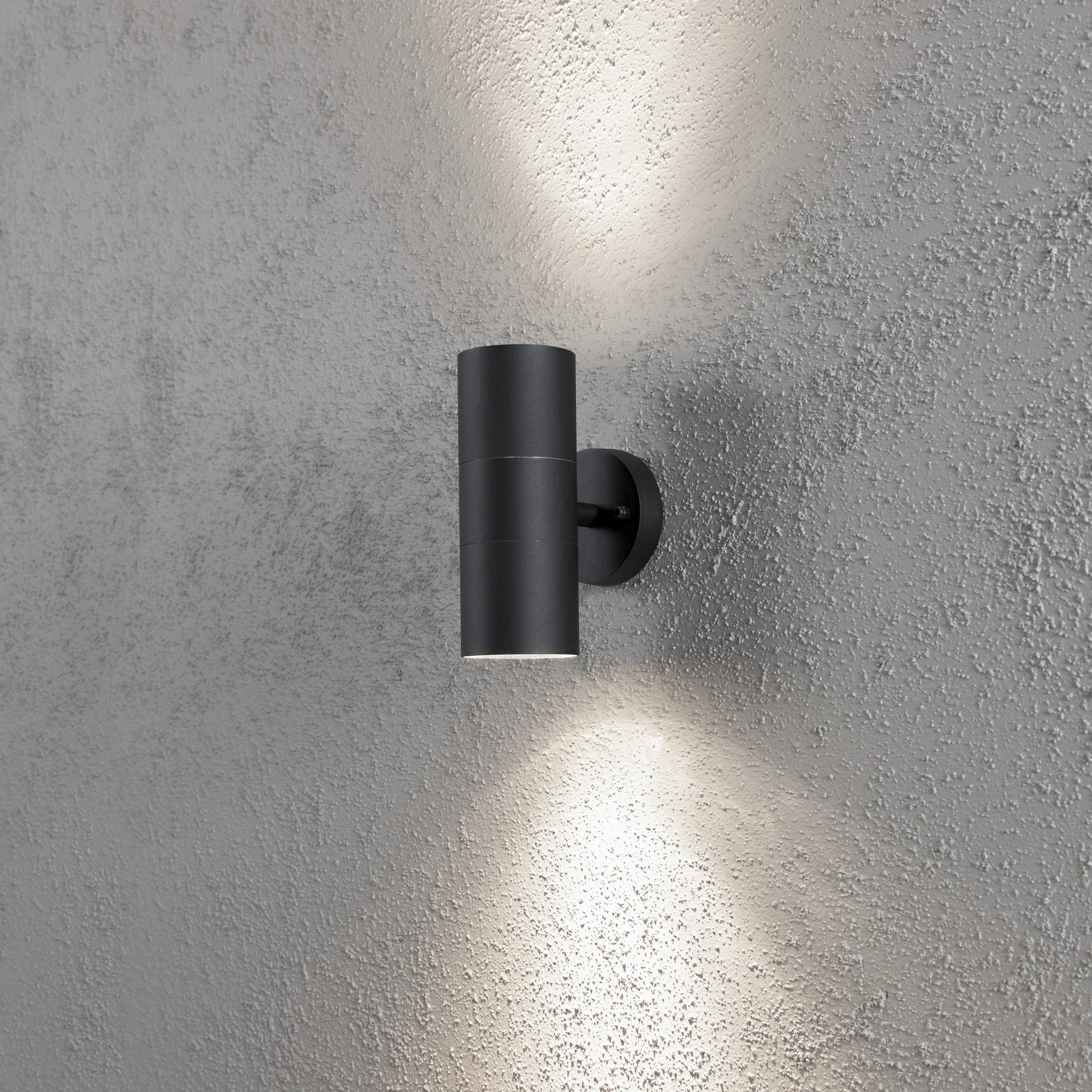 Konstsmide Modena 19.5cm Up/Down Wall Light - Matt Black