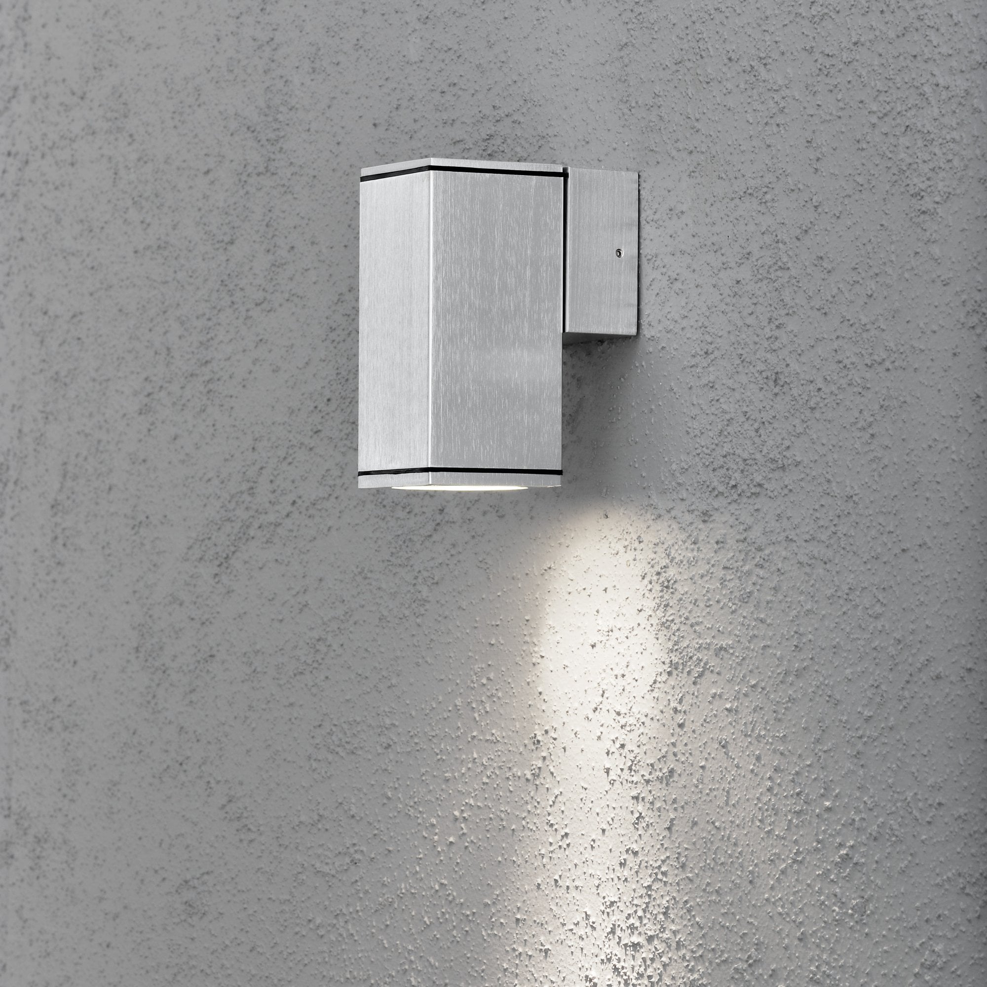 Konstsmide Monza Down Wall Lamp - Aluminium