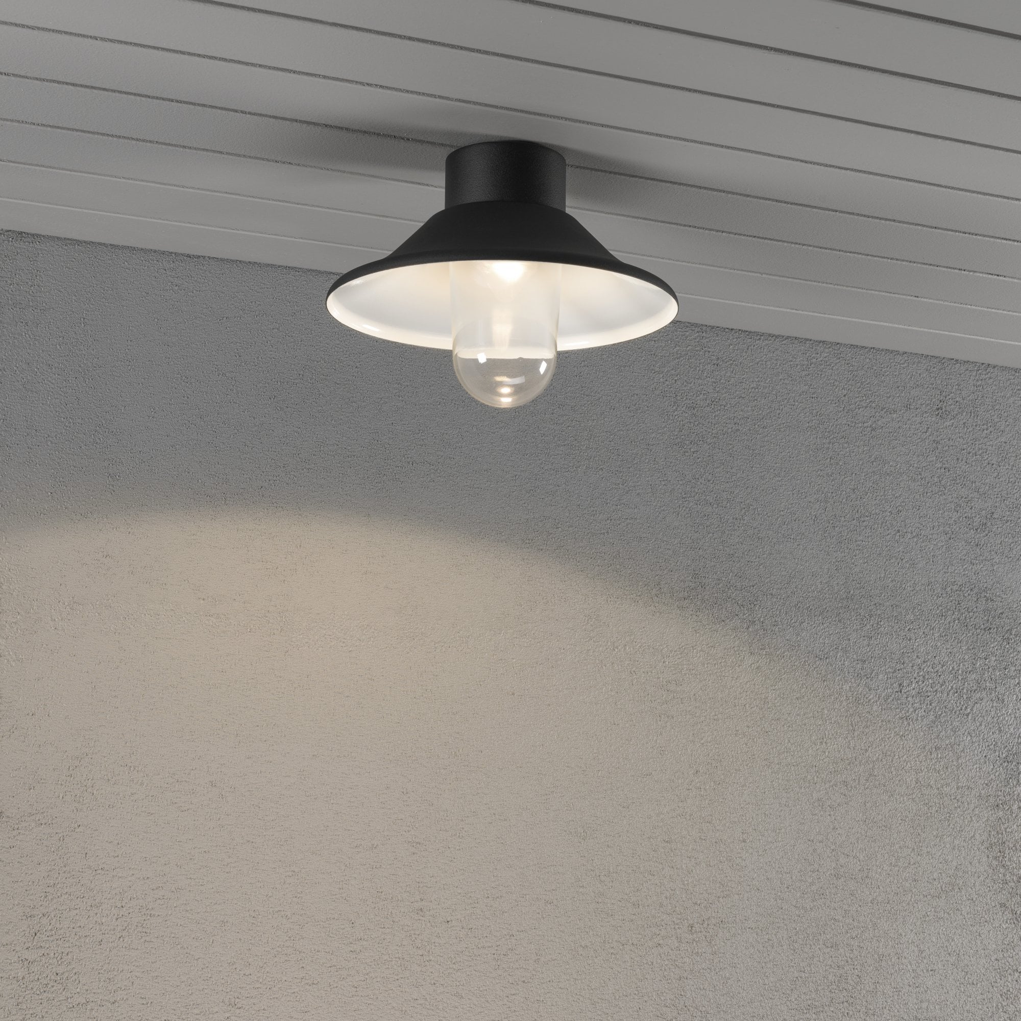 Konstsmide Vega Flush Fitting - Matt Black