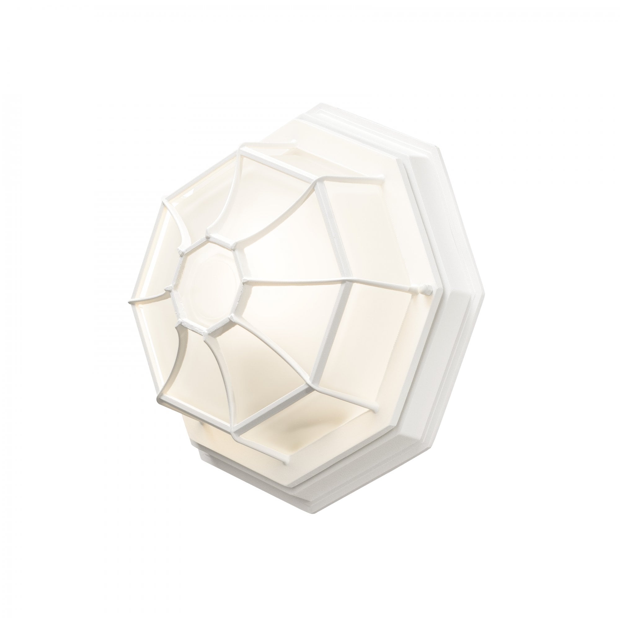 Konstsmide Budget Flush Fitting - Matt White