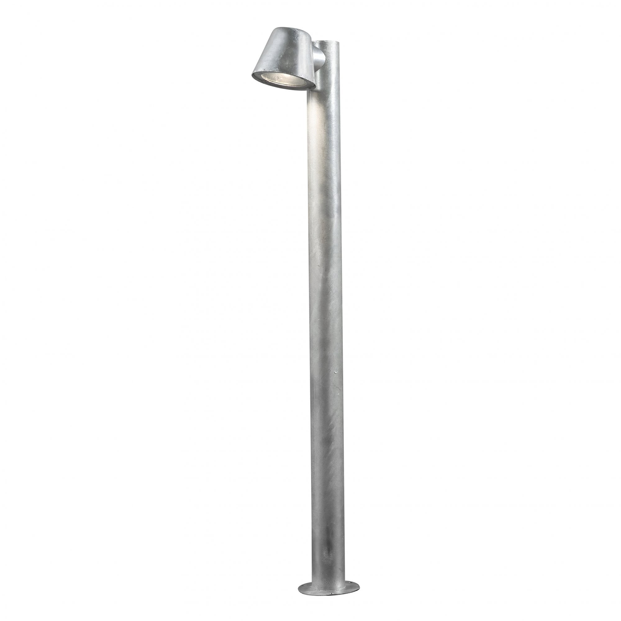 Konstsmide Trieste Short Post Light - Galvanized
