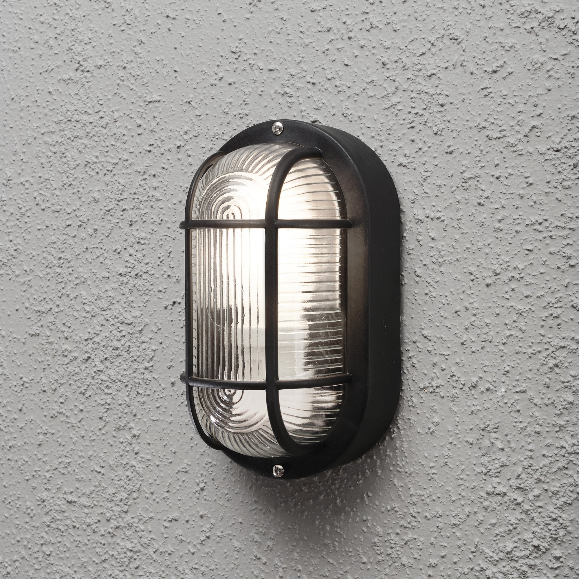 Konstsmide Elmas Wall Light - Matt Black