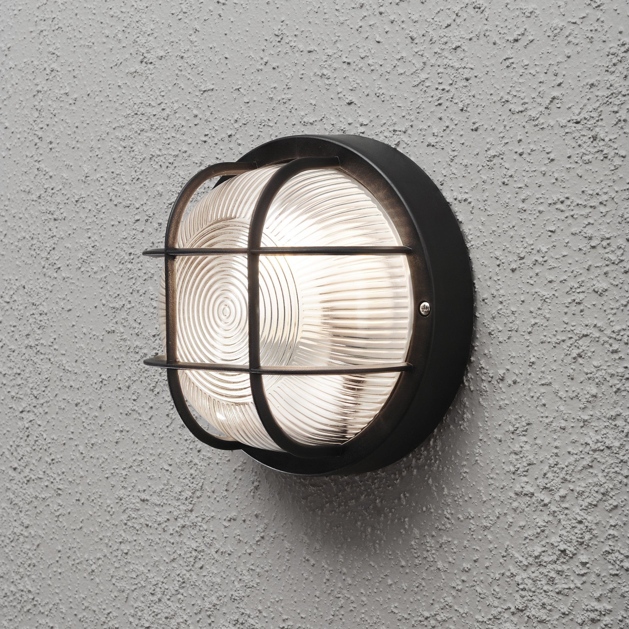 Konstsmide Mantova Wall Light - Matt Black