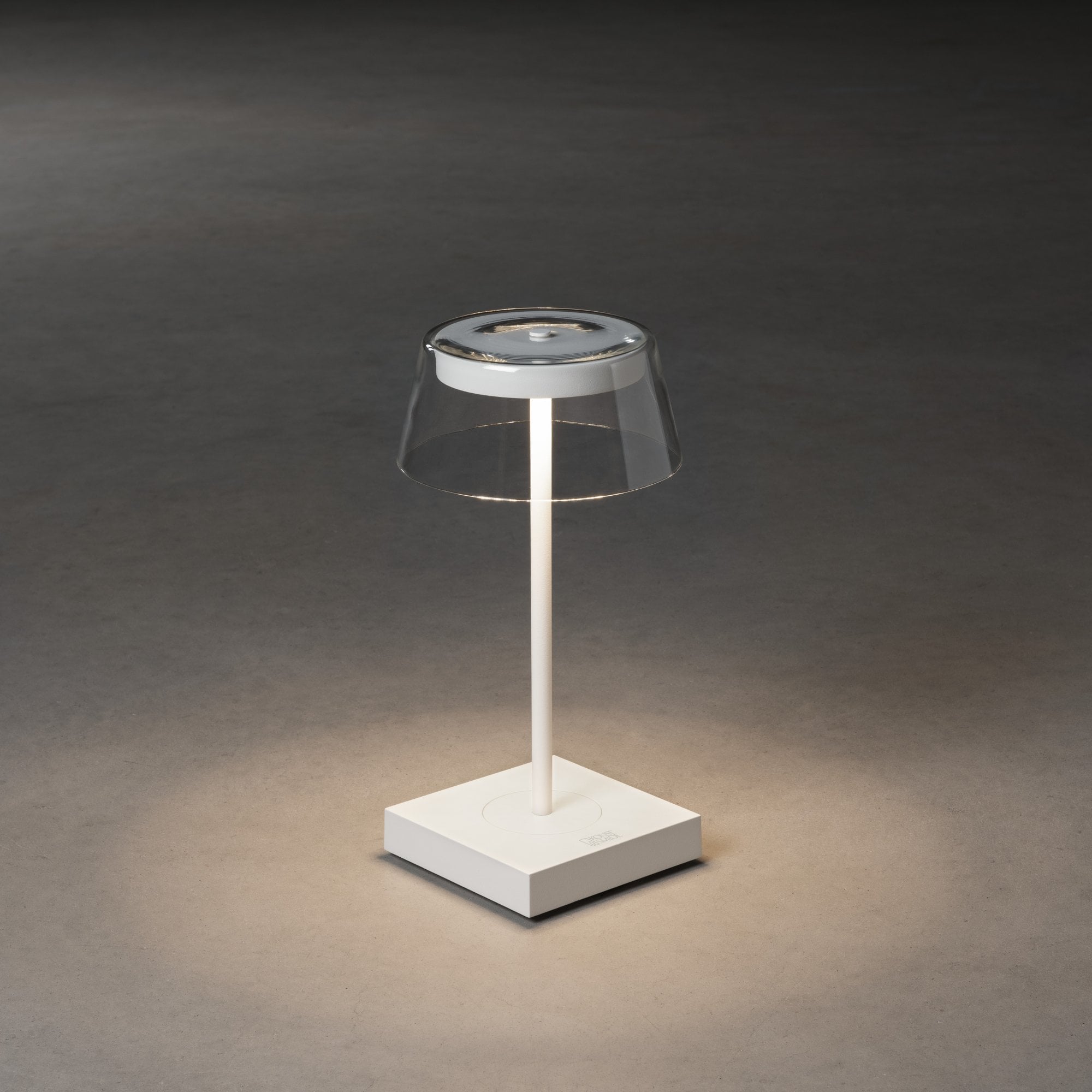 Konstsmide Scilla Table Lamp with USB - Matt White