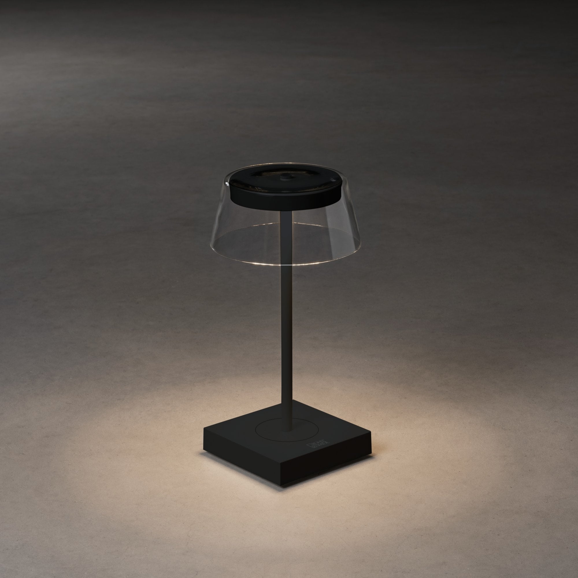 Konstsmide Scilla Table Lamp with USB - Matt Black
