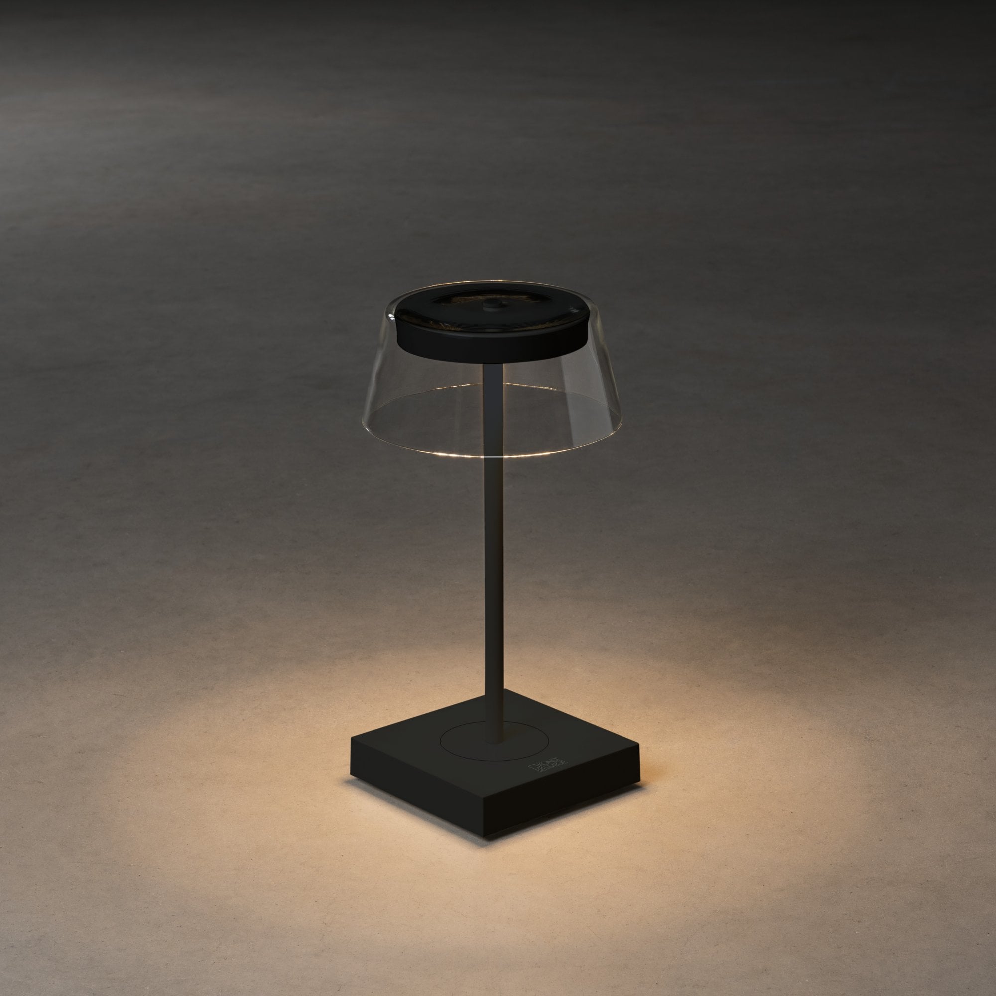 Konstsmide Scilla Table Lamp with USB - Matt Black