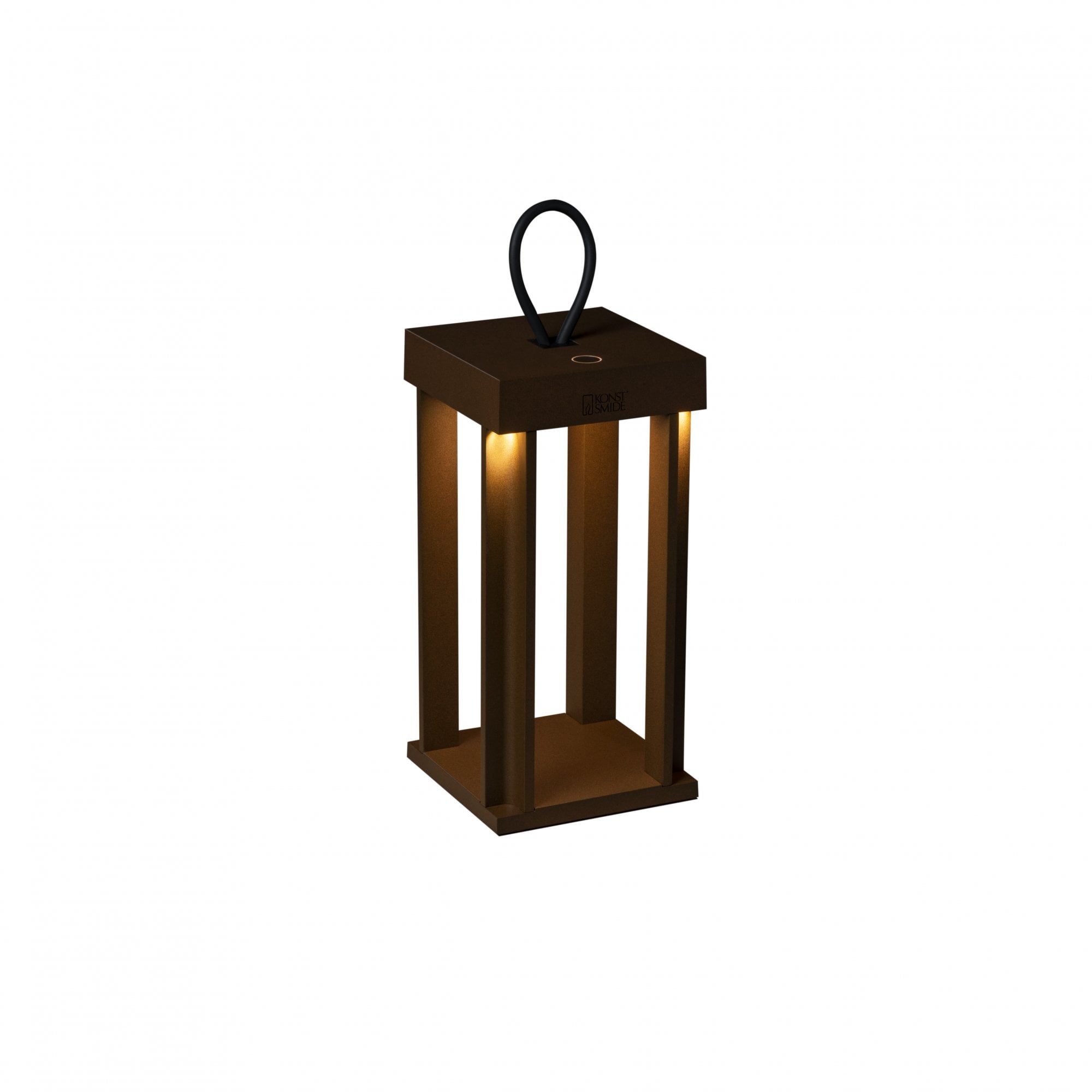 Konstsmide Cannes Outdoor Lantern With USB - Rust