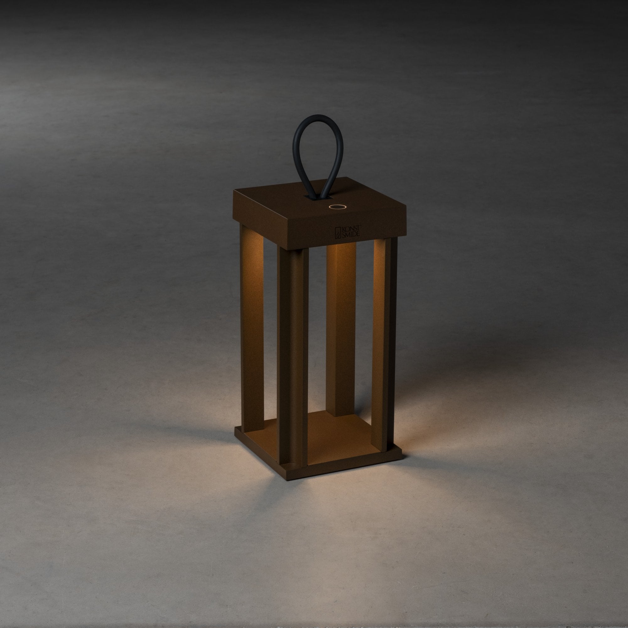 Konstsmide Cannes Outdoor Lantern With USB - Rust