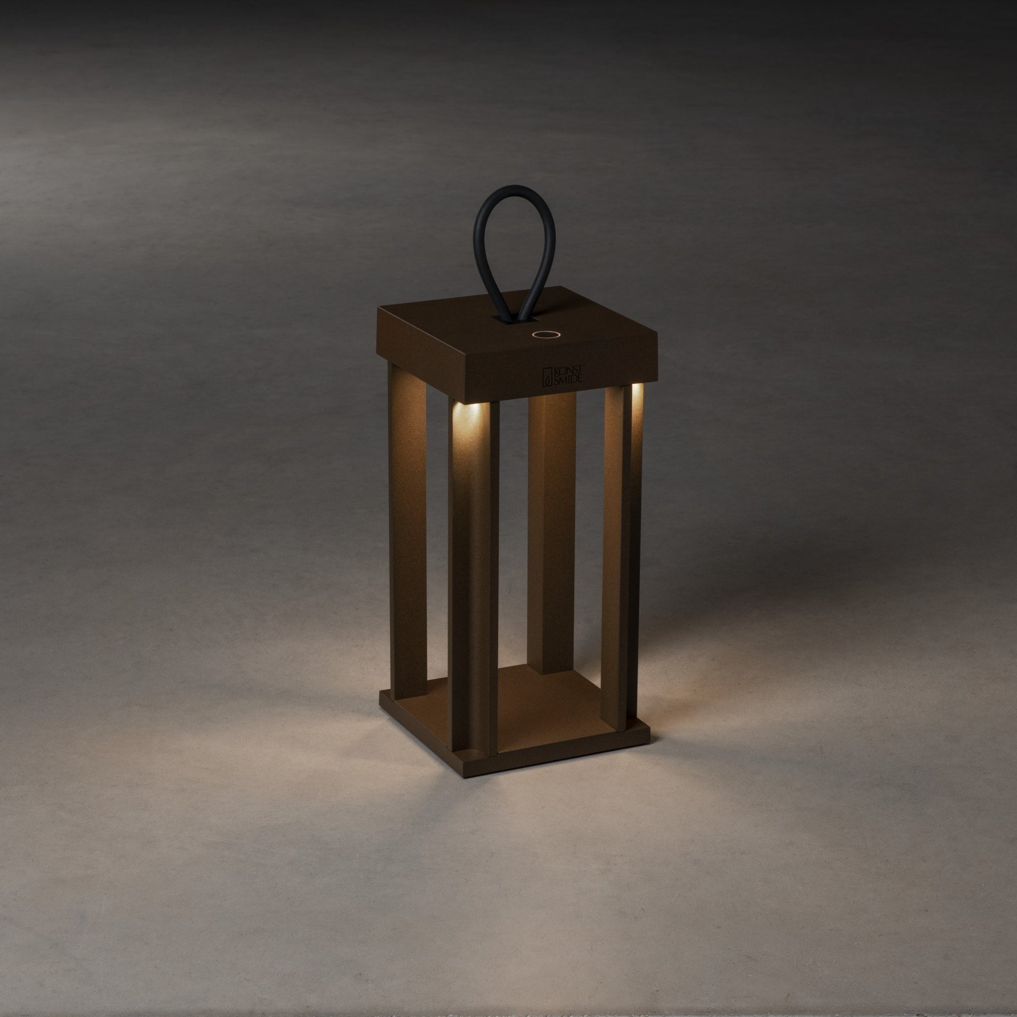 Konstsmide Cannes Outdoor Lantern With USB - Rust
