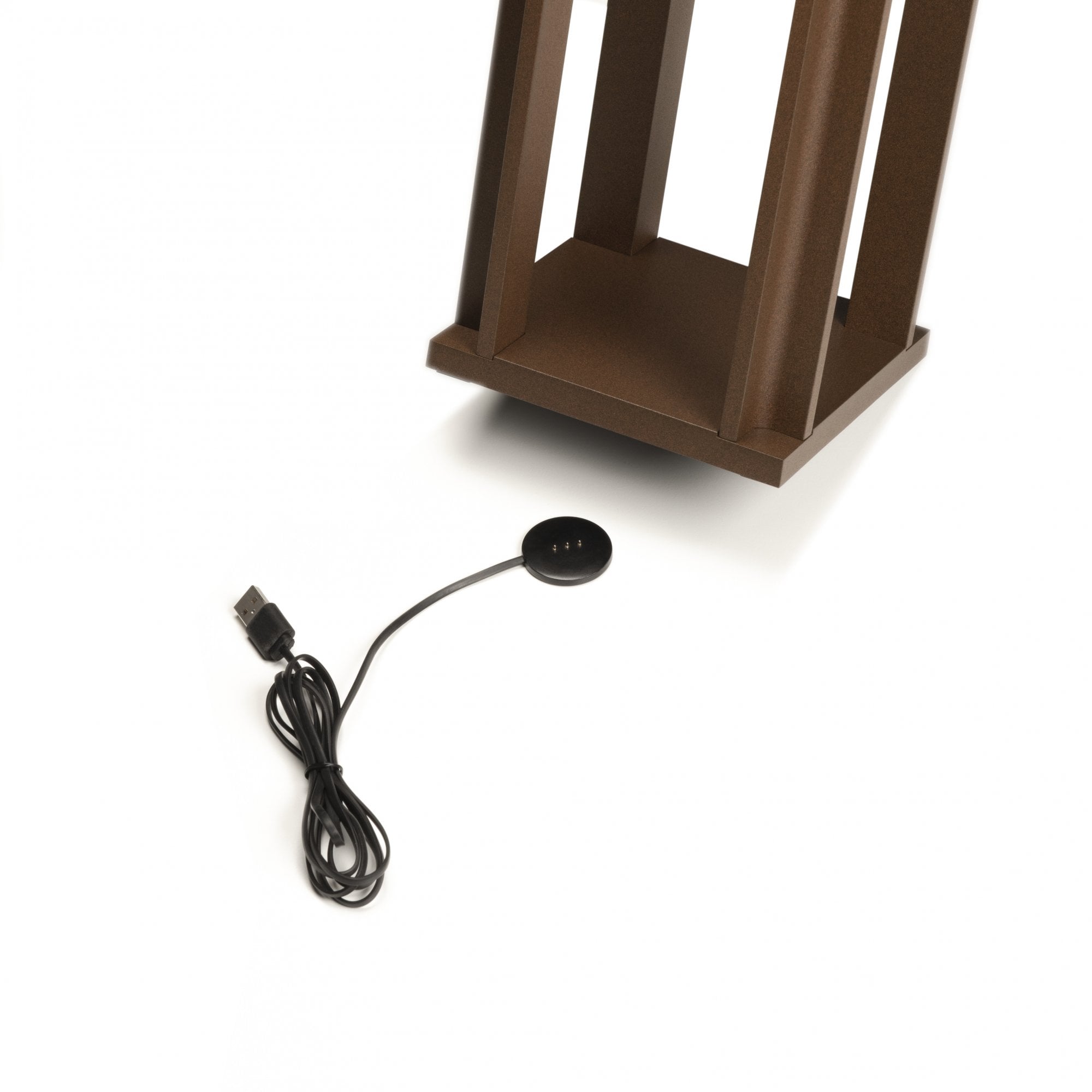 Konstsmide Cannes Outdoor Lantern With USB - Rust