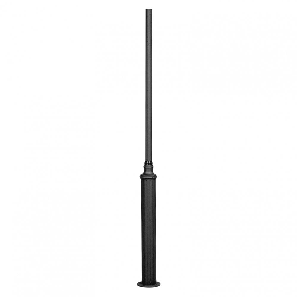 Konstsmide Draco Column - Matt Black - Base Only
