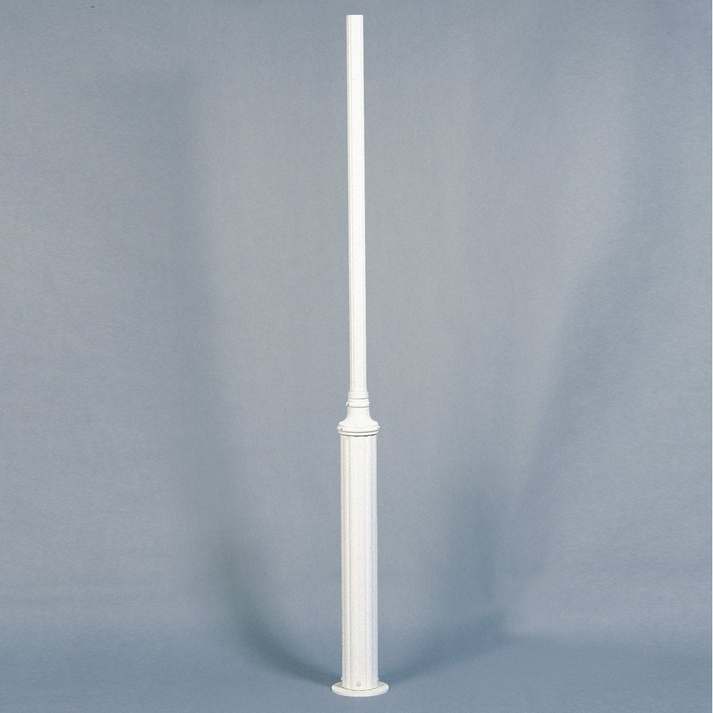 Konstsmide Draco Column - Matt White - Base Only