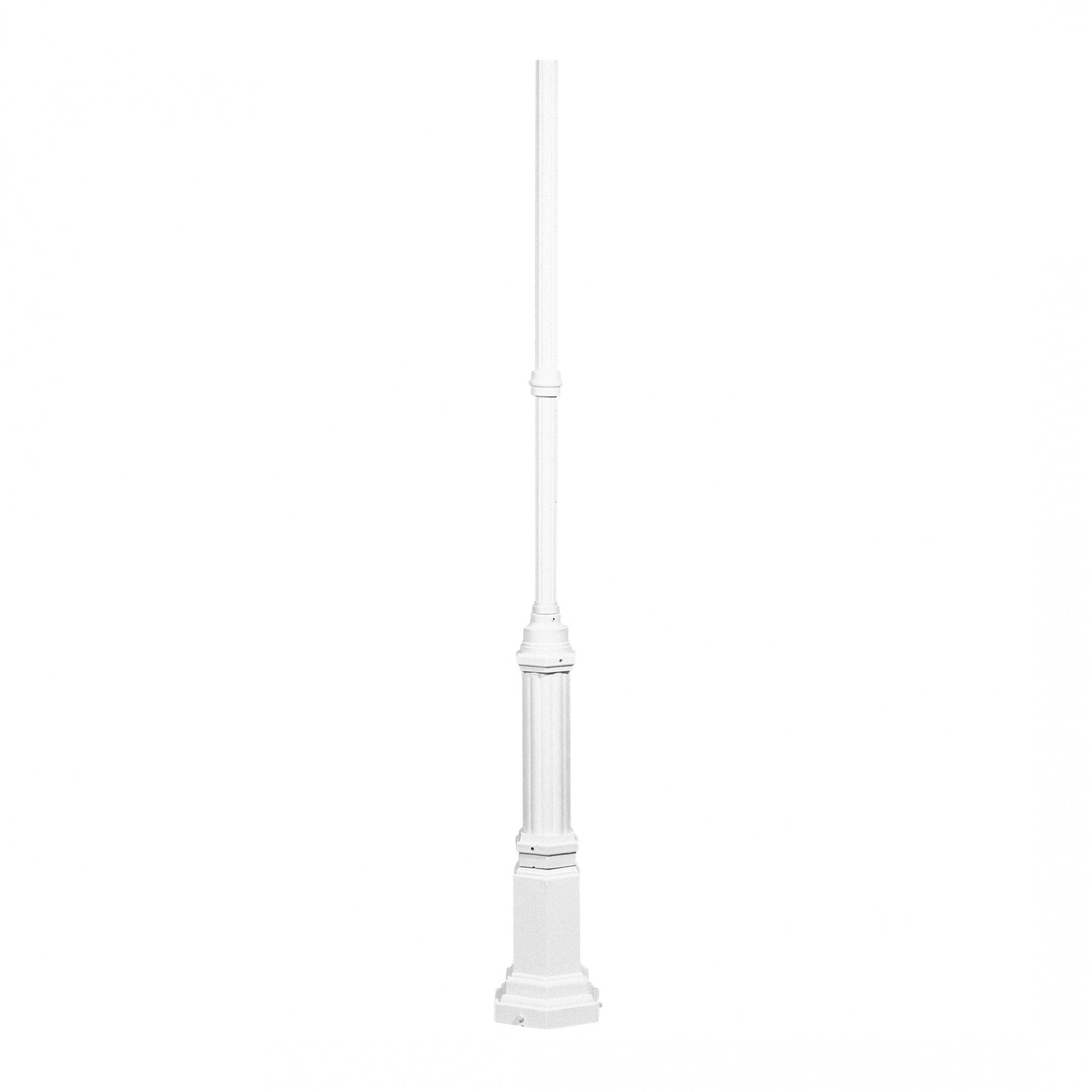 Konstsmide Hercules 2630mm Column - Matt White - Base Only