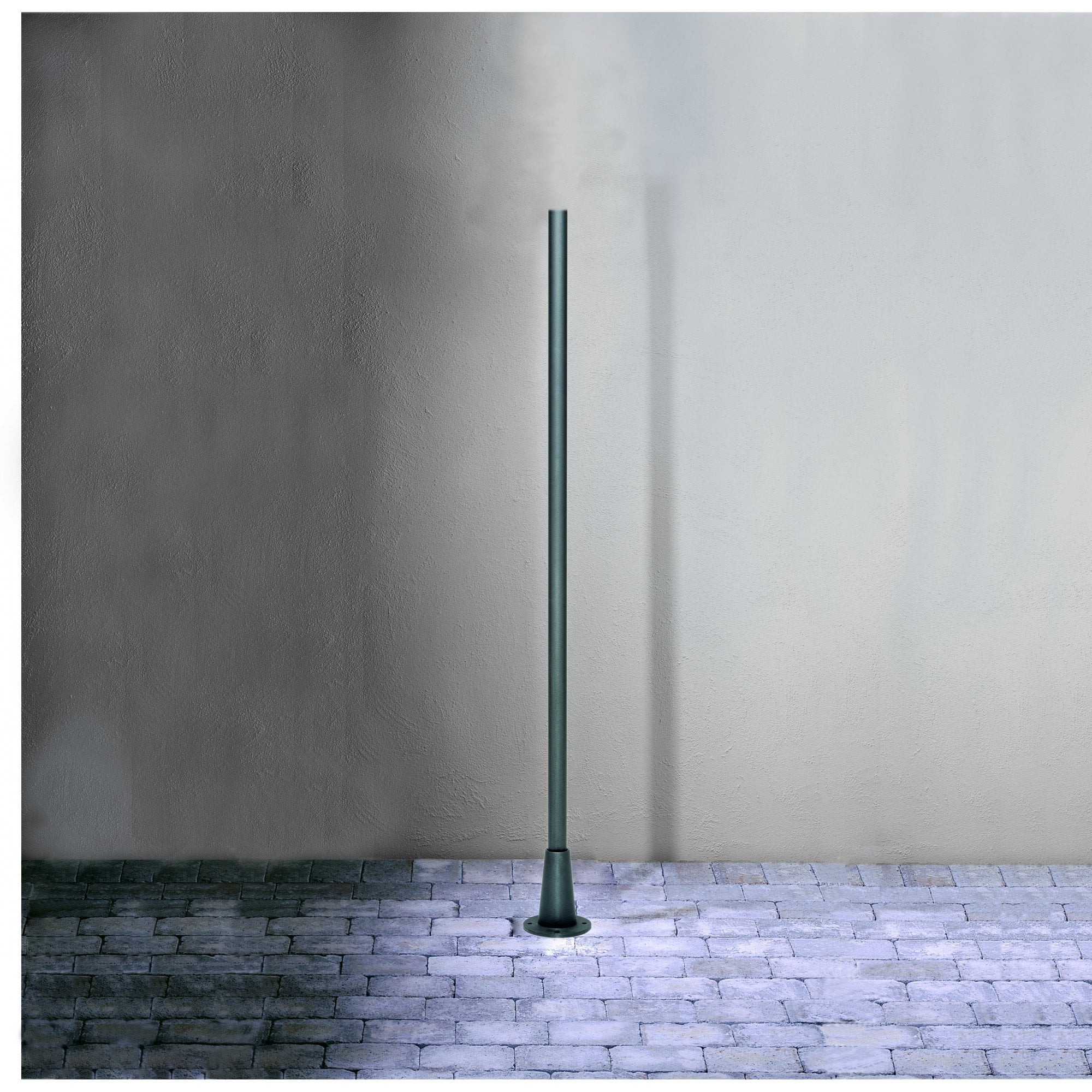 Konstsmide Pegasus Column - Matt Black - Base Only