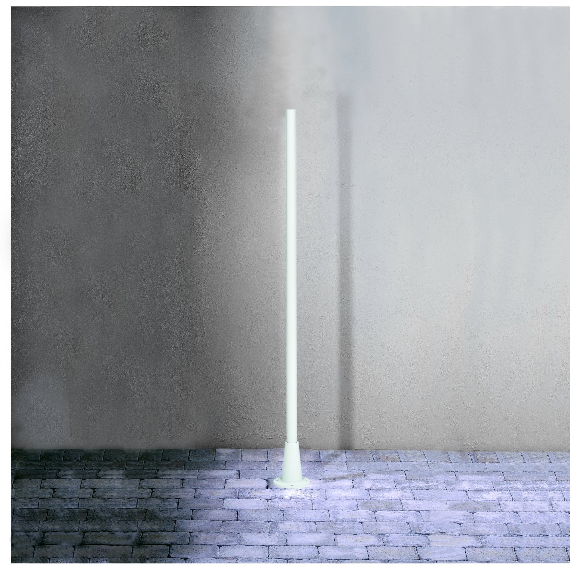 Konstsmide Pegasus Column - Matt White - Base Only
