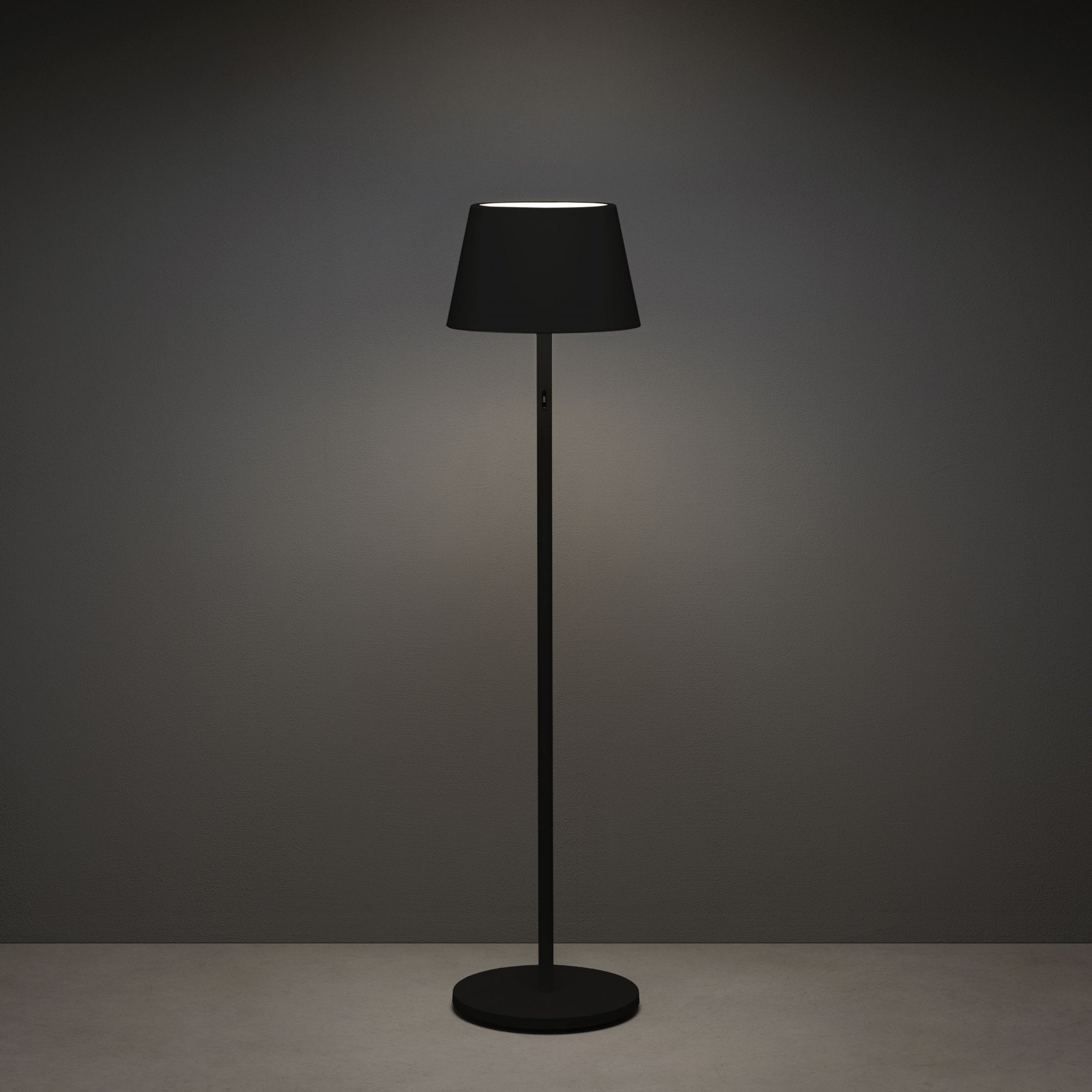 Konstsmide Pomezia RGBW Outdoor Floor Lantern USB LED - Matt Black