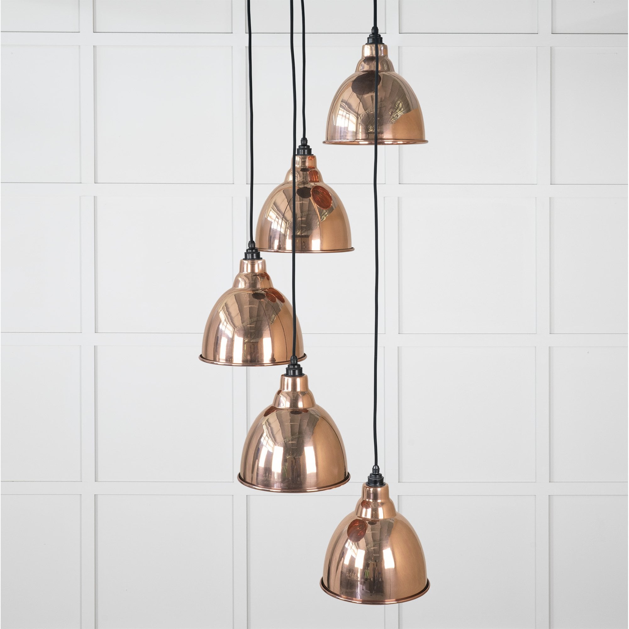 From The Anvil Smooth Copper Brindley Cluster Pendant