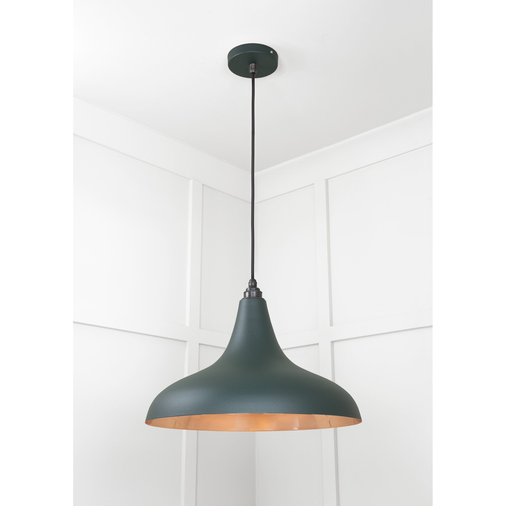 From The Anvil Smooth Copper Frankley Pendant - Dingle (Rich Green)