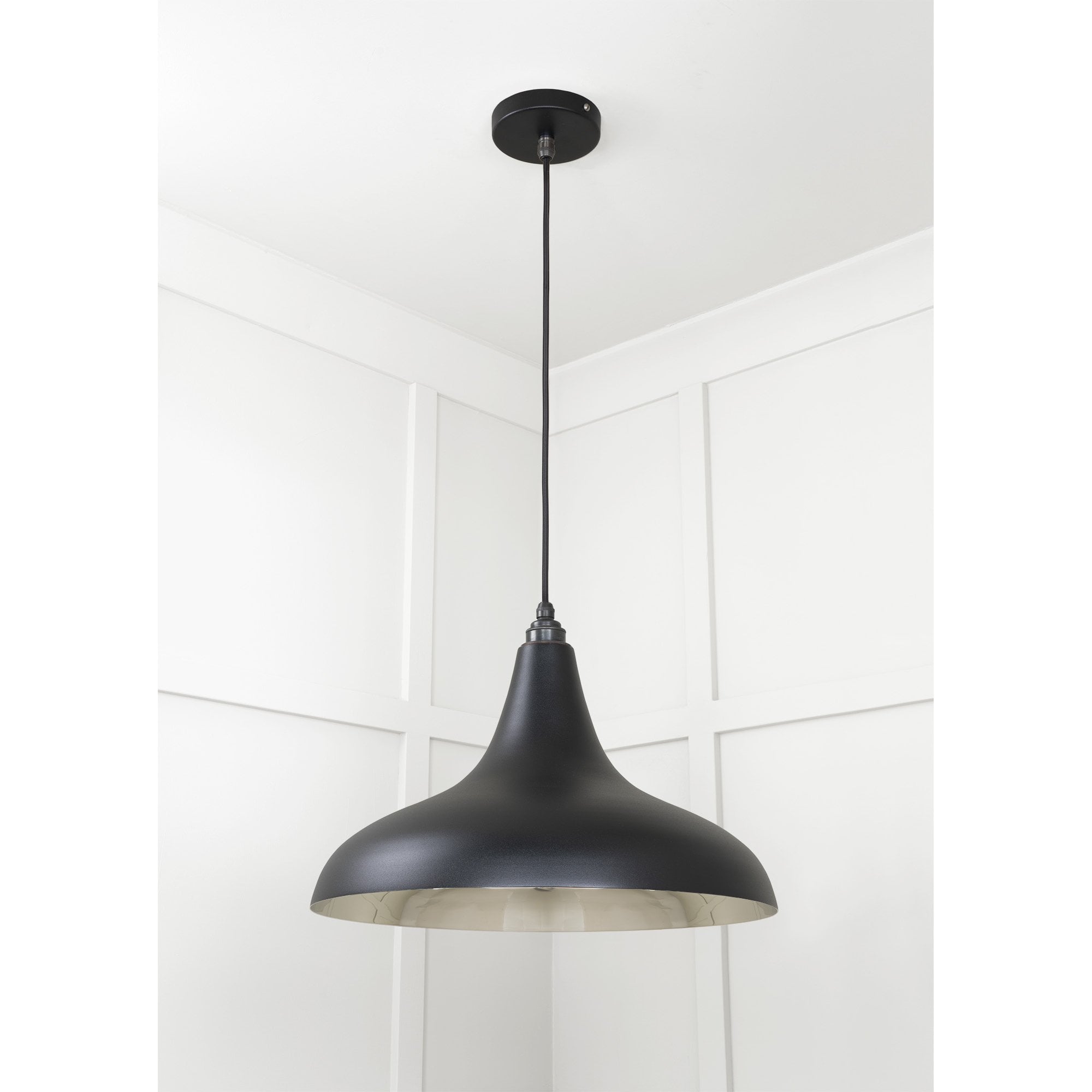 From The Anvil Smooth Nickel Frankley Pendant - Elan Black