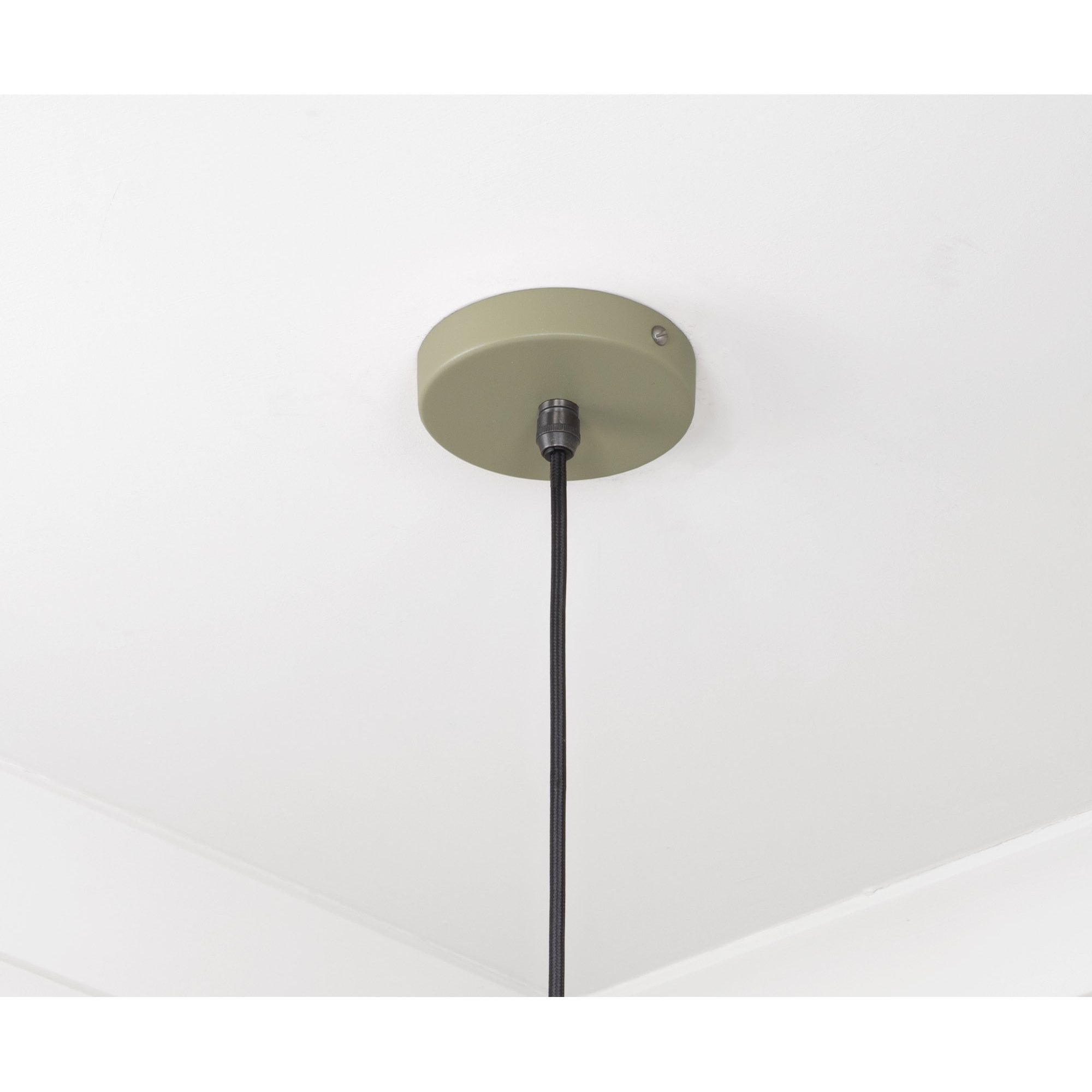 From The Anvil Smooth Nickel Frankley Pendant - Tump (Pale Green)