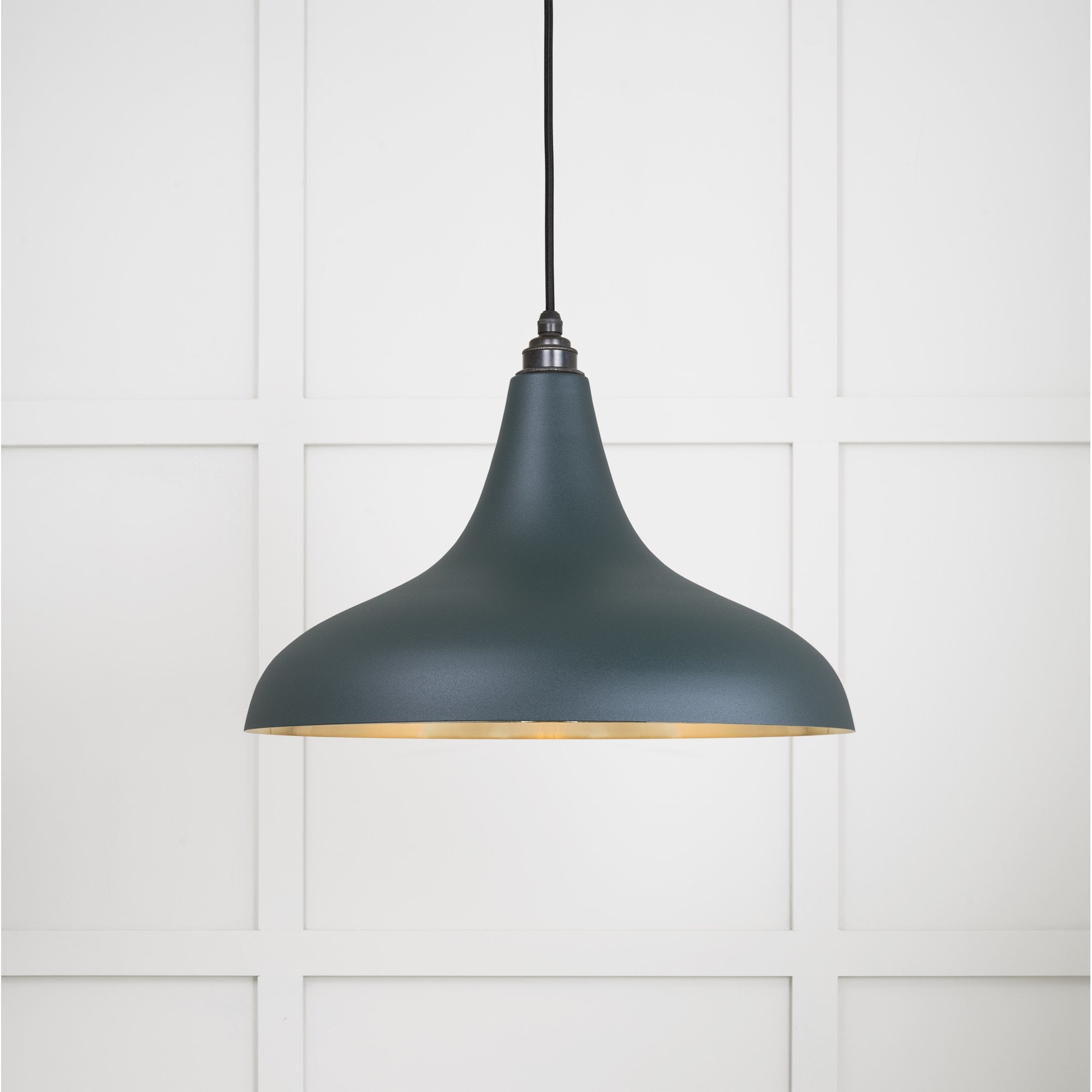 From The Anvil Smooth Brass Frankley Pendant - Dingle (Rich Green)