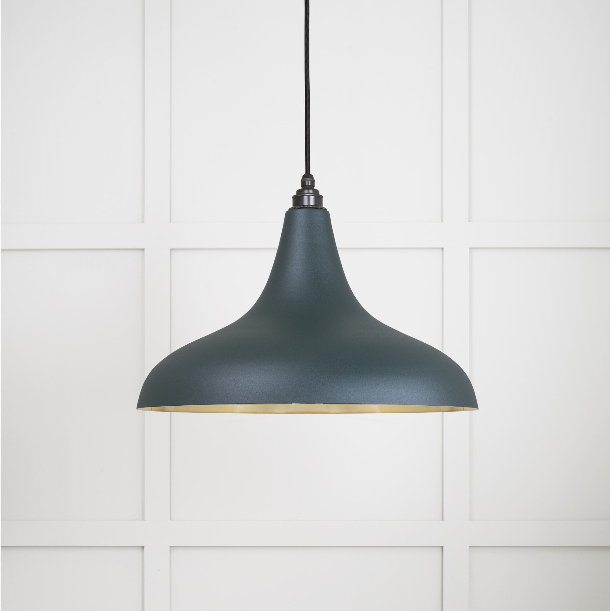 From The Anvil Smooth Brass Frankley Pendant - Dingle (Rich Green)